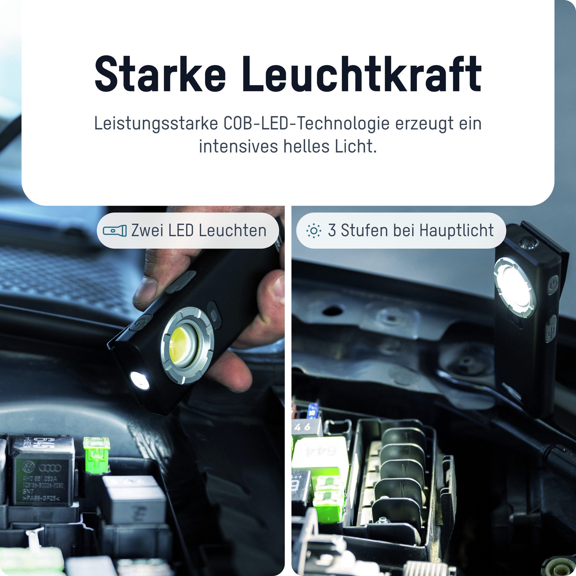 ANSMANN AG LED Arbeitsleuchte Leistungsstarke Arbeitsleuchte WL1200R