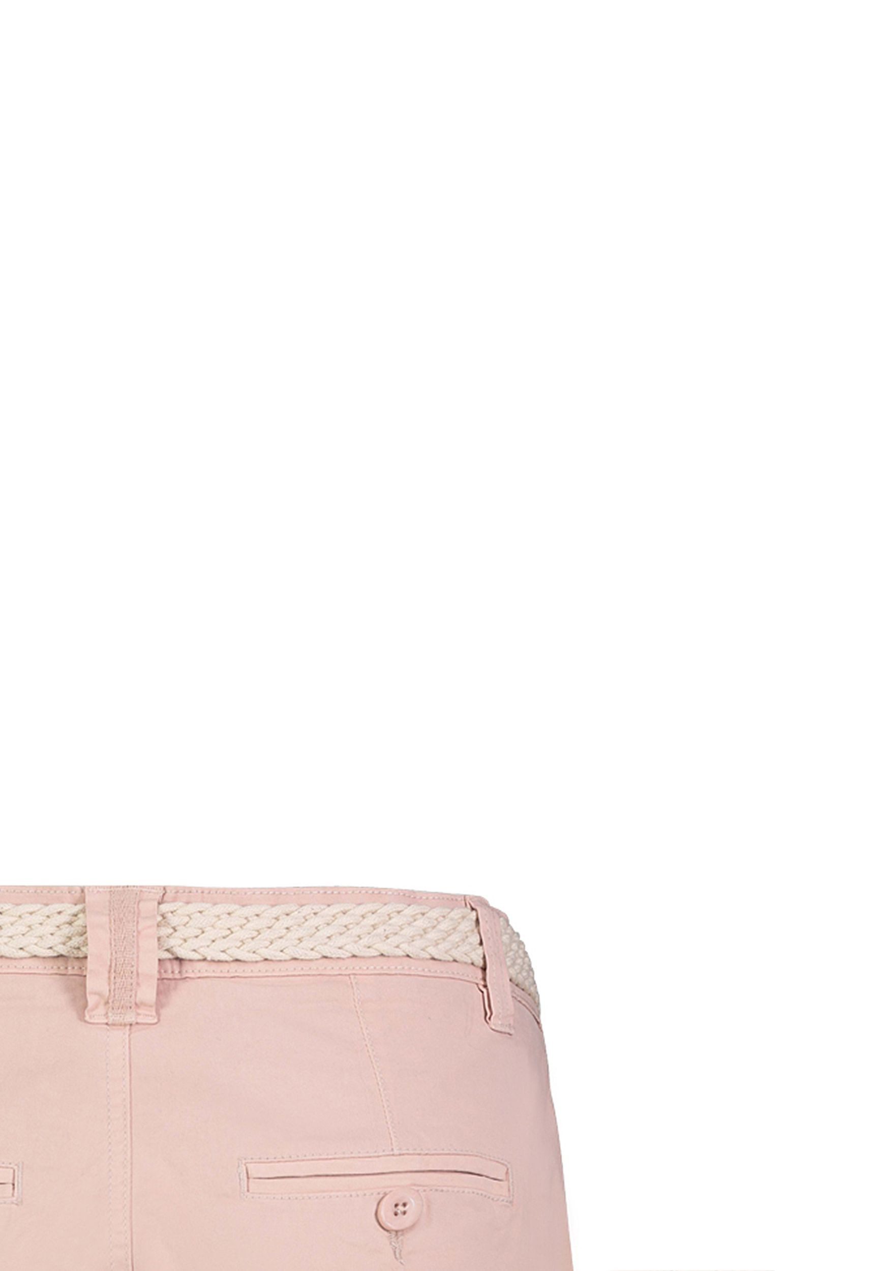 SUBLEVEL Shorts Gestreift Freizeitshorts mit elastischem Bund für Damen Baumwolle Regular Fit unifarben atmungsaktiv Reißverschluss