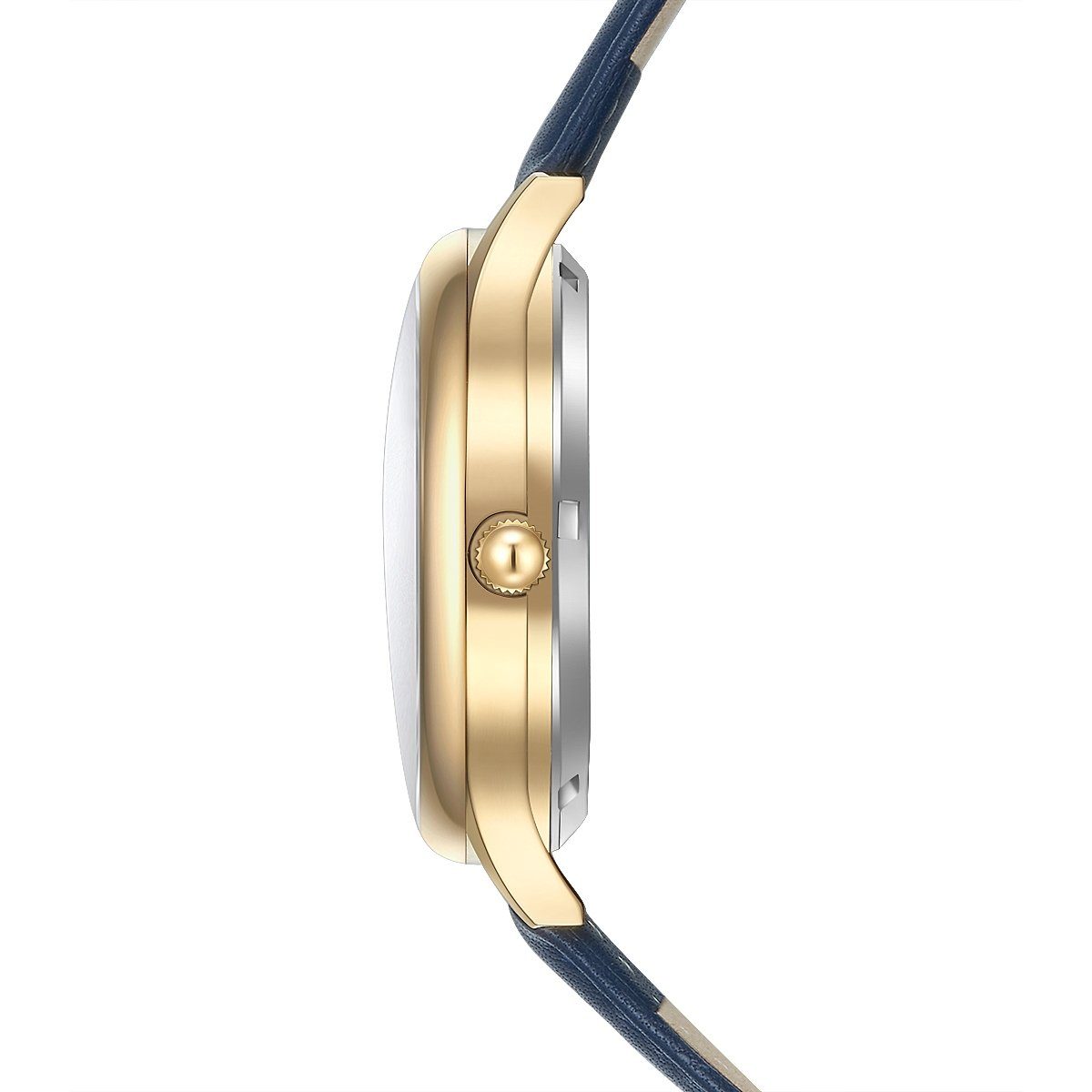 blau, Echtleder-Armband Modern I. Rothmann Mit Automatikuhr Joh.