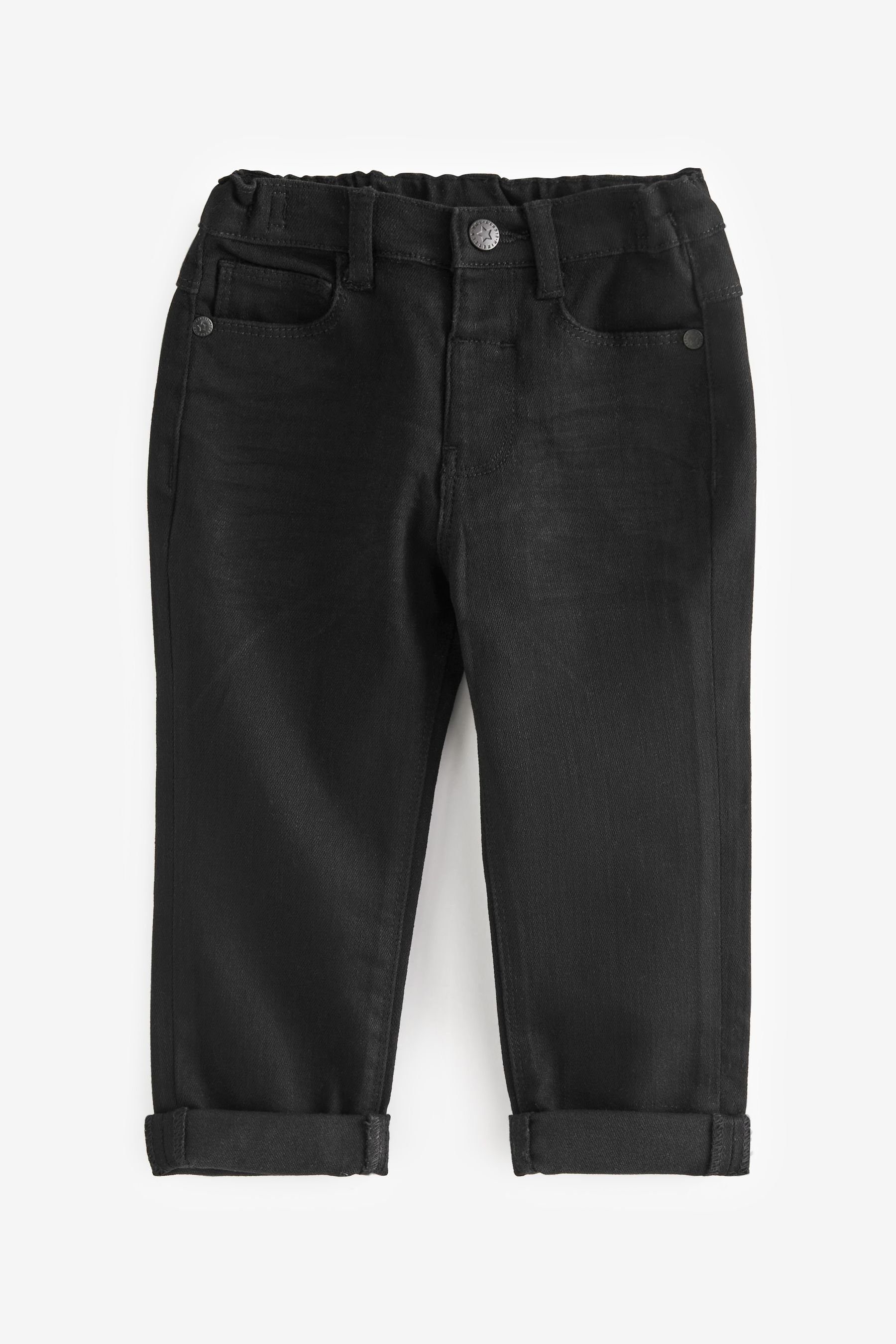 Black Stretch-Jeans aus Jeans (1-tlg) Next Bequemstretch