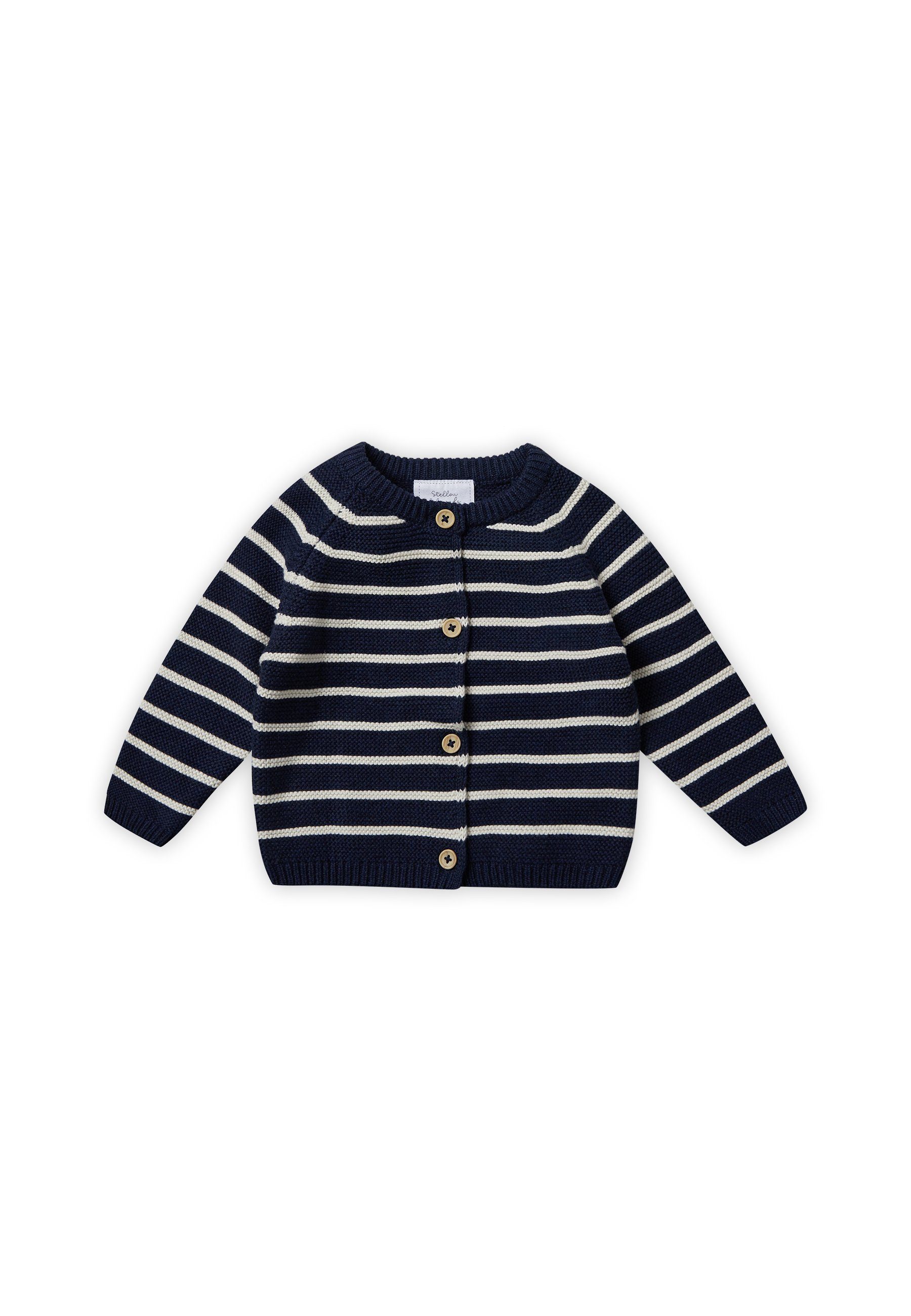 Stellou & friends Strickjacke Gestreifter Gestreifter