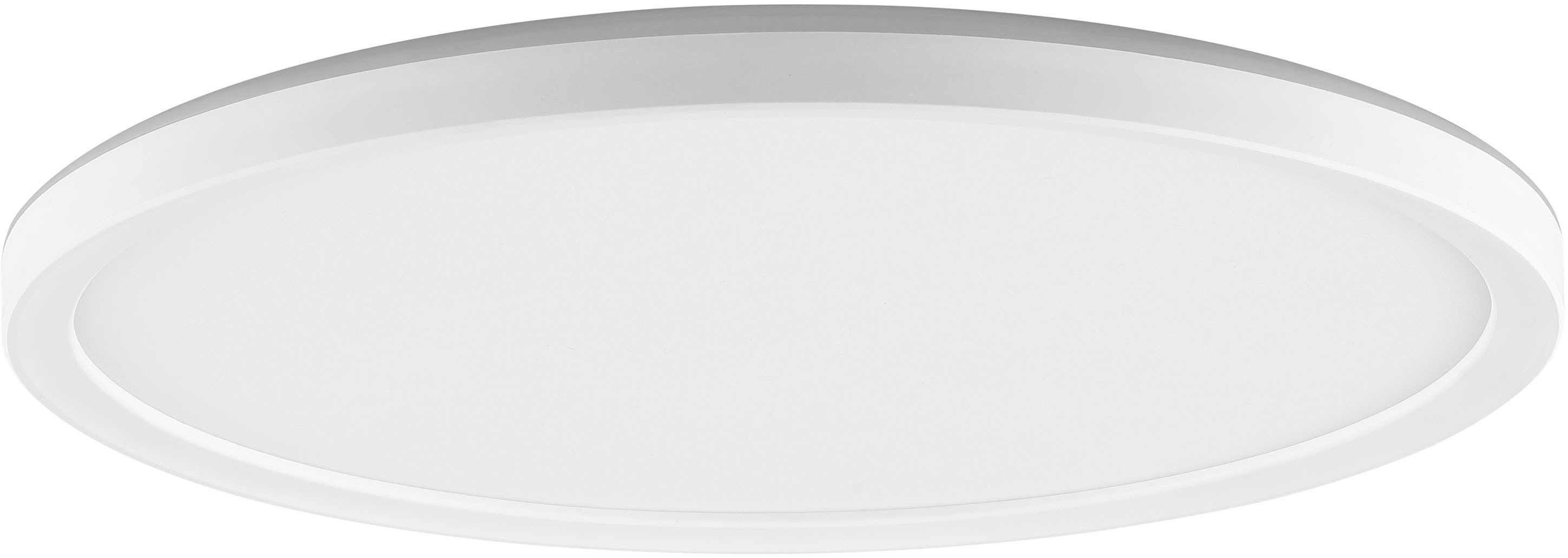 Hanseatic LED Panel DLP220A, CCT - über Fernbedienung, LED fest integriert, warmweiß - kaltweiß, Deckenlampe, Deckenleuchte, dimmbar, CCT über Wandschalter, Backlight