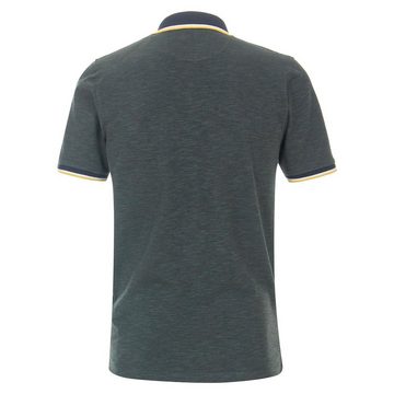 CASAMODA Poloshirt Große Größen Herren Poloshirt graugrün melange modisch CasaModa