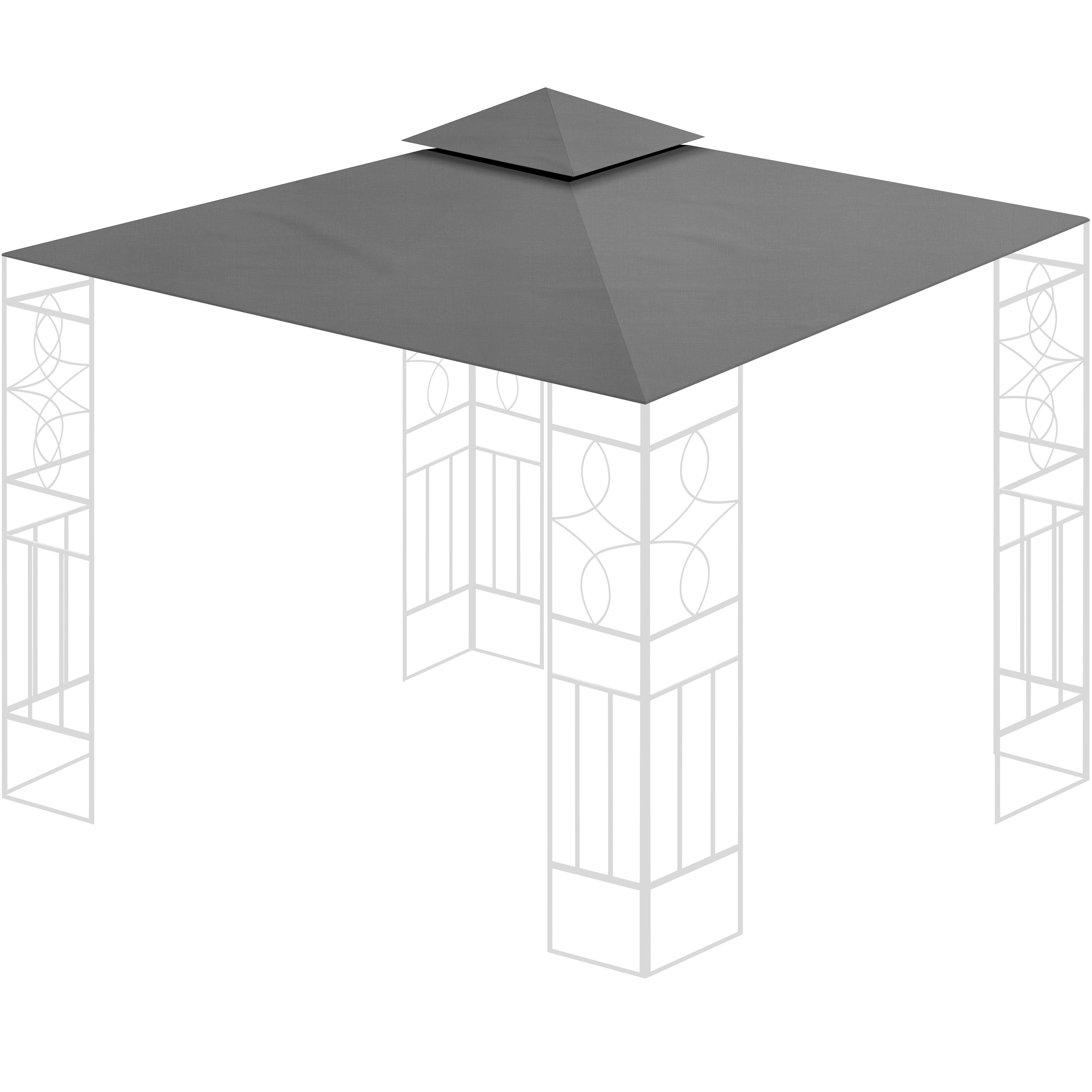habeig Pavillon-Ersatzdach Ersatzdach 340g/m² SPITZ PVC günstig online kaufen