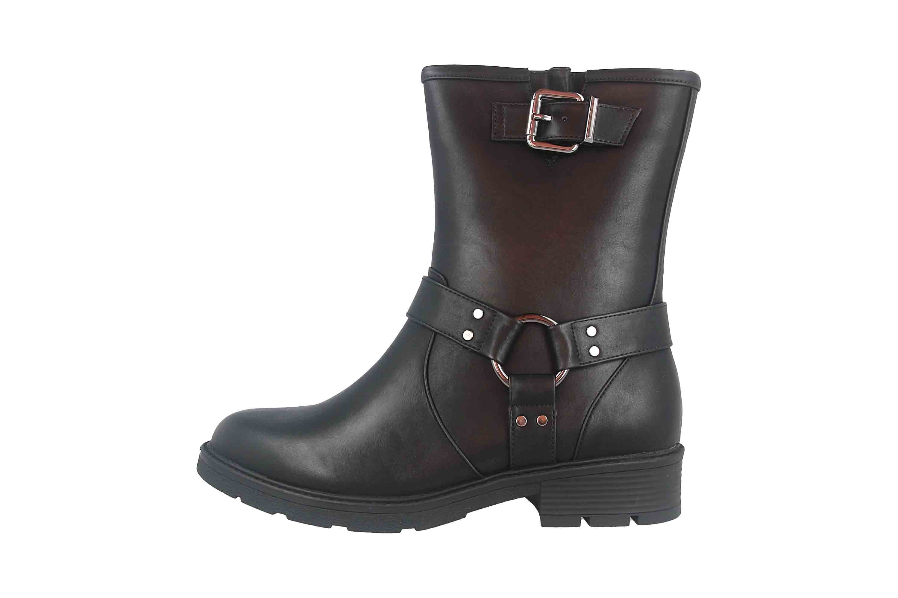 Fitters Footwear 2AA0381302 Black PU Stiefel günstig online kaufen