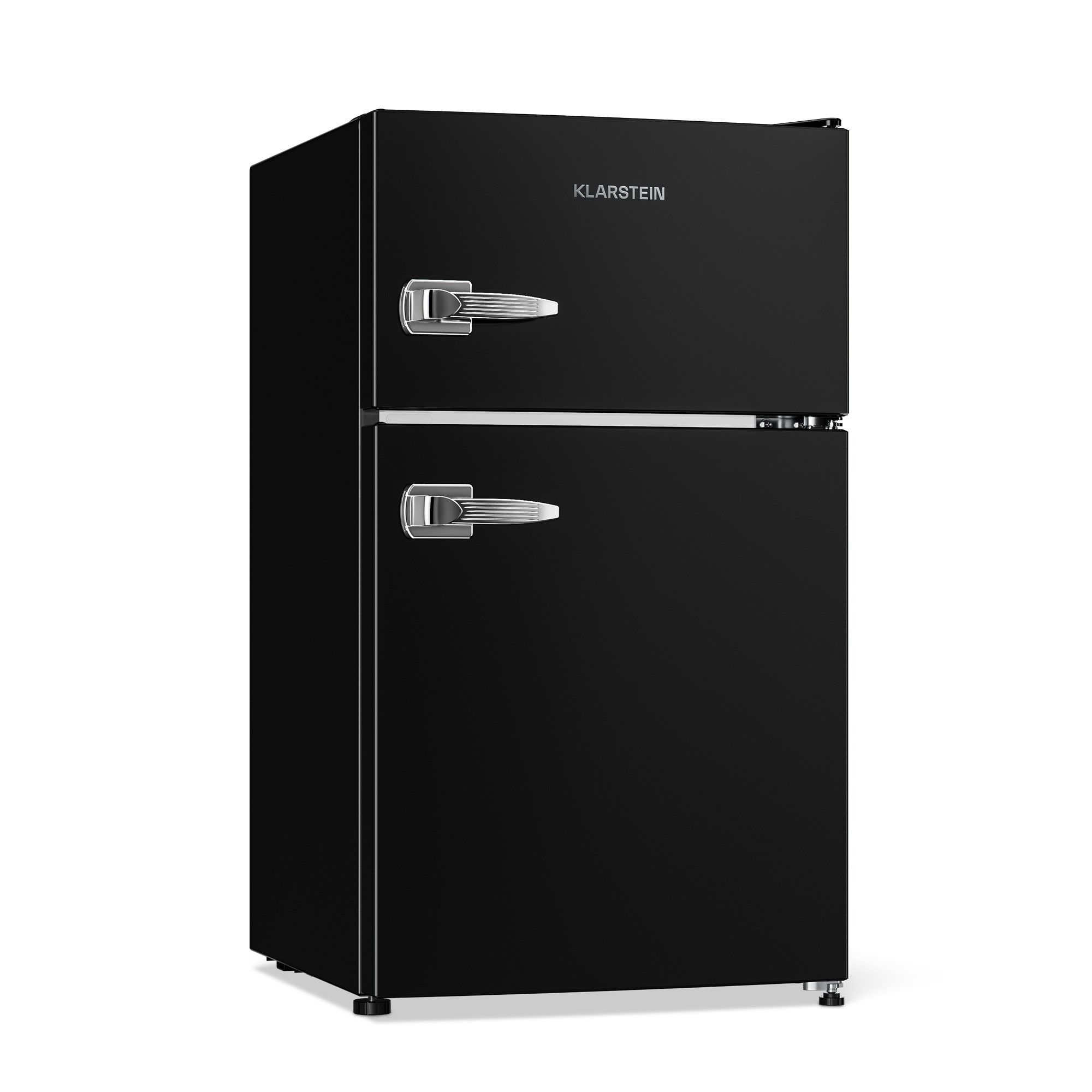 Klarstein Kühl-/Gefrierkombination 10045924, 84.5 cm hoch, 47 cm breit, Kühl-Gefrierschrank Mini Fridge Haus Getränkekühlschrank