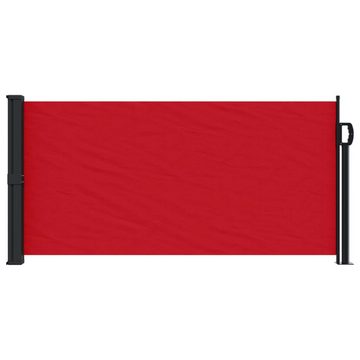 vidaXL Seitenmarkise Seitenmarkise Ausziehbar Rot 100x300 cm