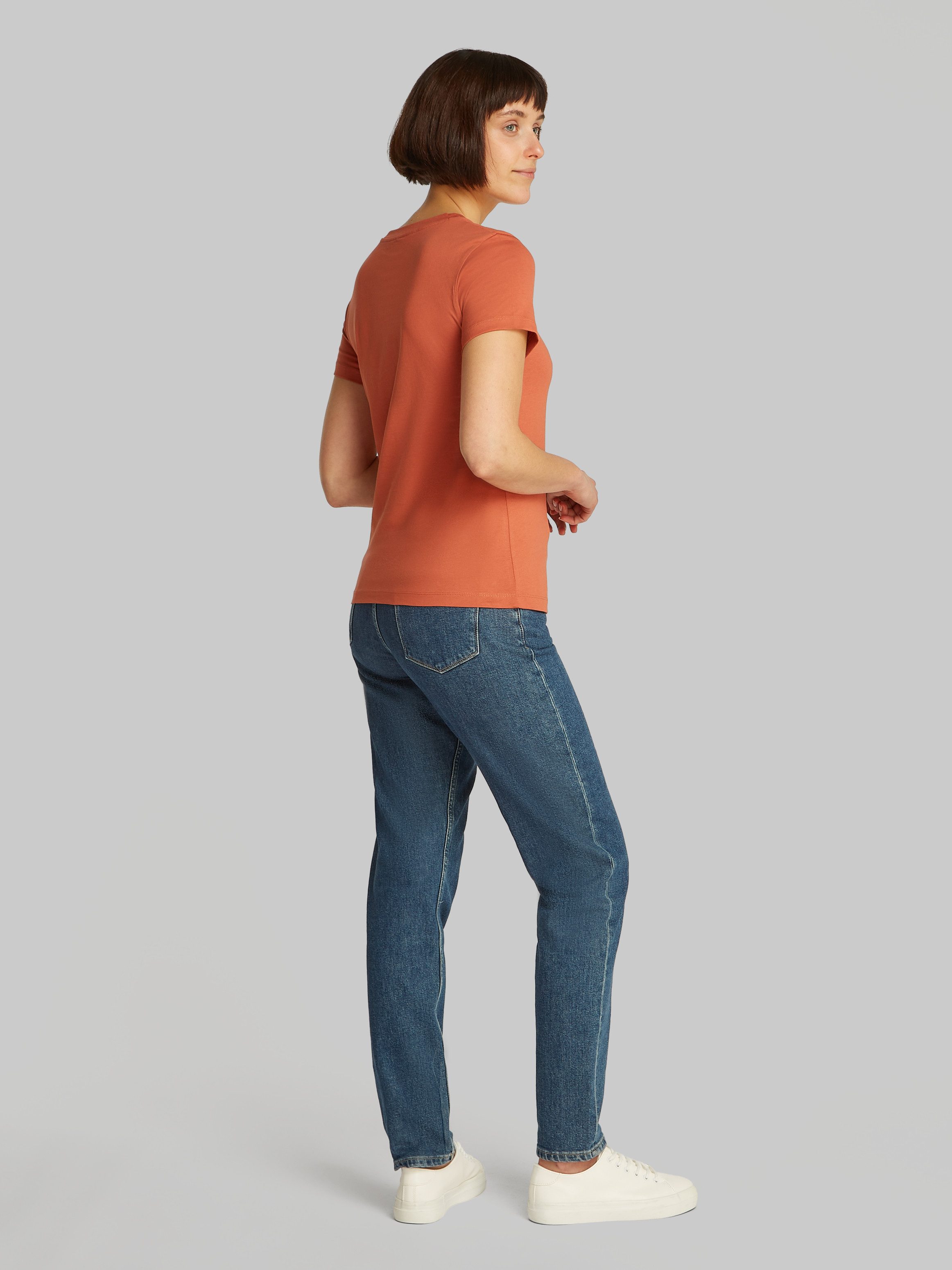 Calvin Klein Jeans Rundhalsshirt 2-PACK MONOLOGO SLIM TEE (Packung, 2-tlg., 2er-Pack) mit Calvin Klein Jeans Logoprint auf der Brust