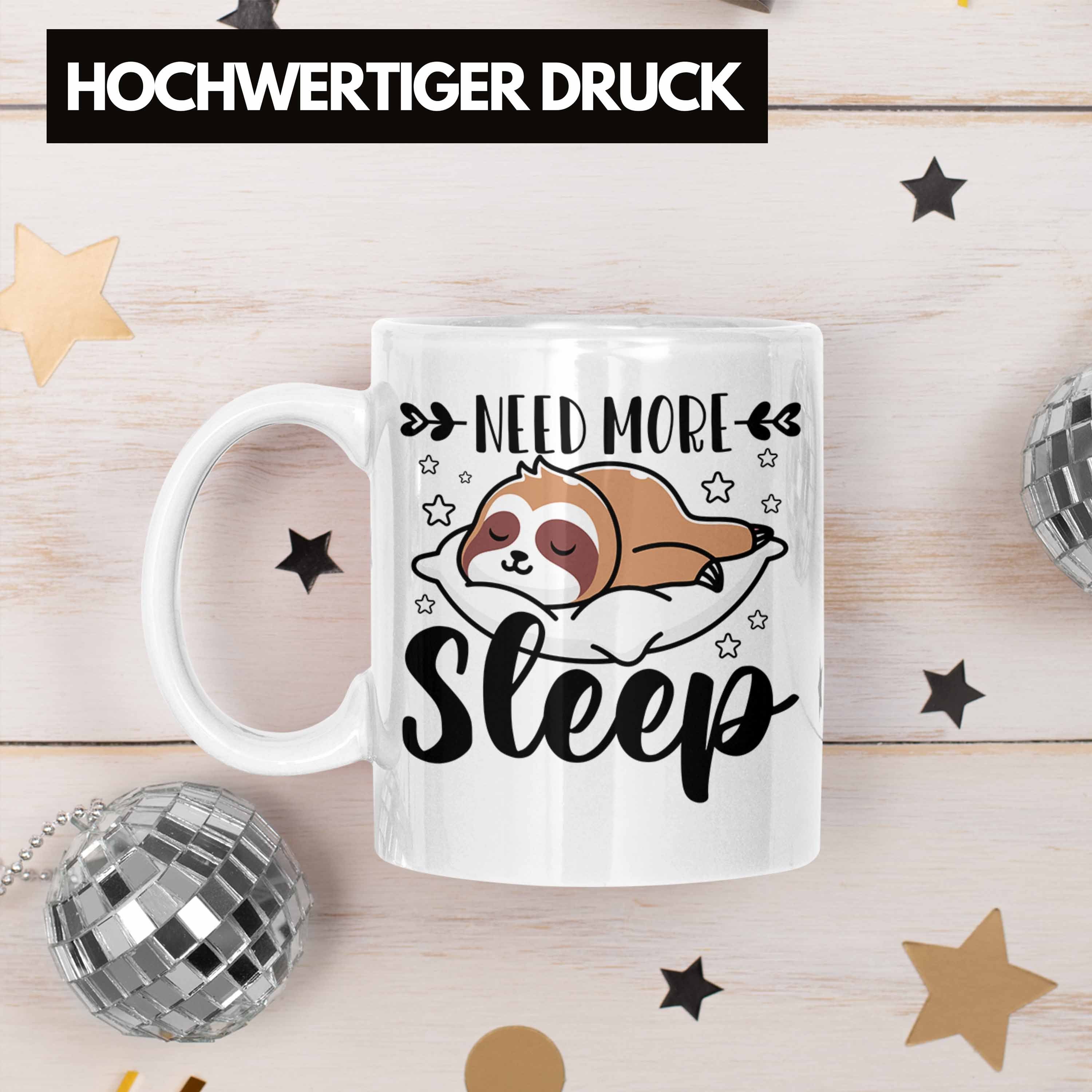 I Trendation - More Lustige Geschenkidee Tasse Tasse Geschenk Nap Trendation Need Weiss Mädchen MIttagsschlaf Freundin Sleep Tochter