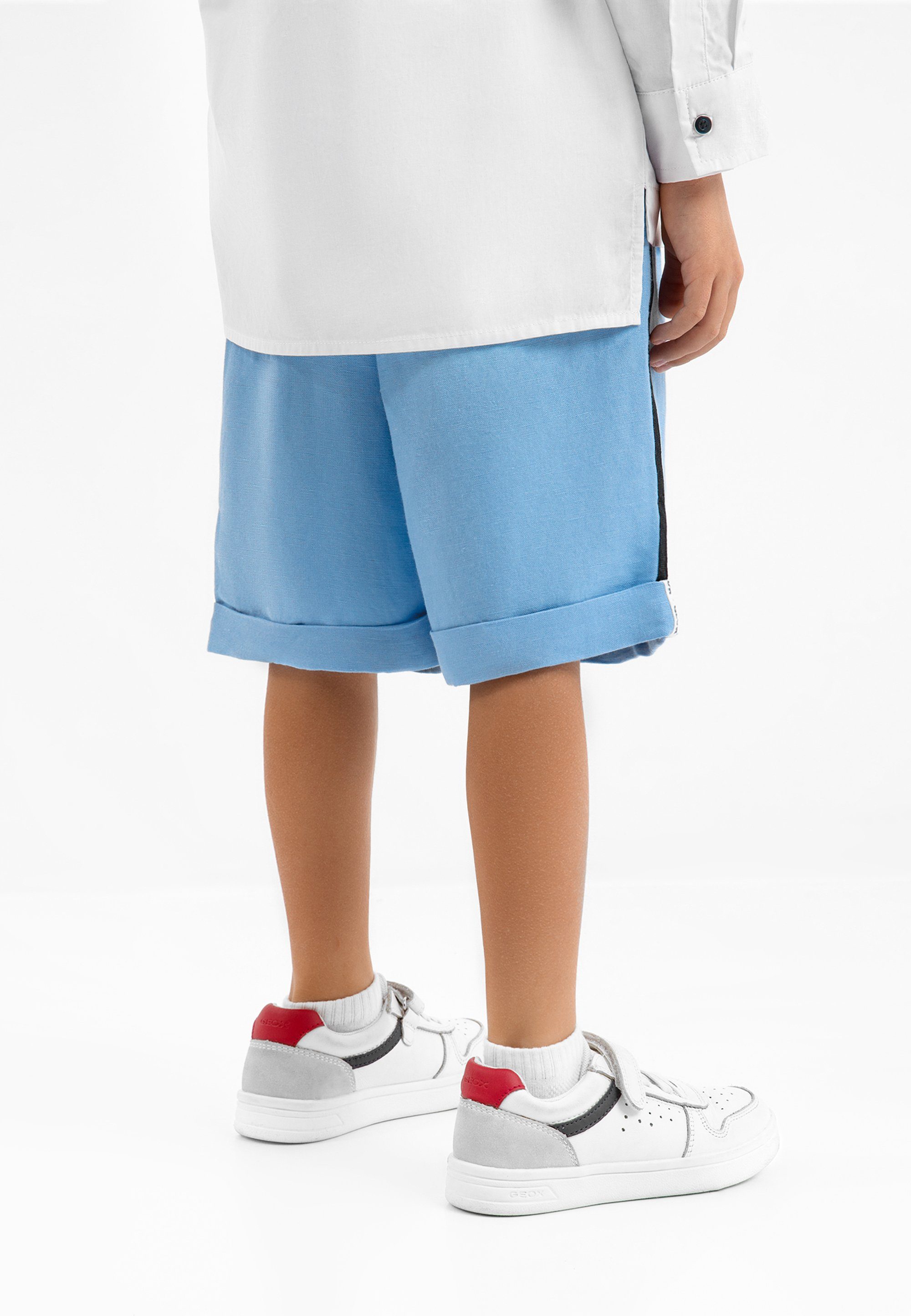 Gulliver Shorts mit regulierbarem Bund, Aus einem Leinen-Viskose-Mix ideal  für den Sommer geeignet | Shorts