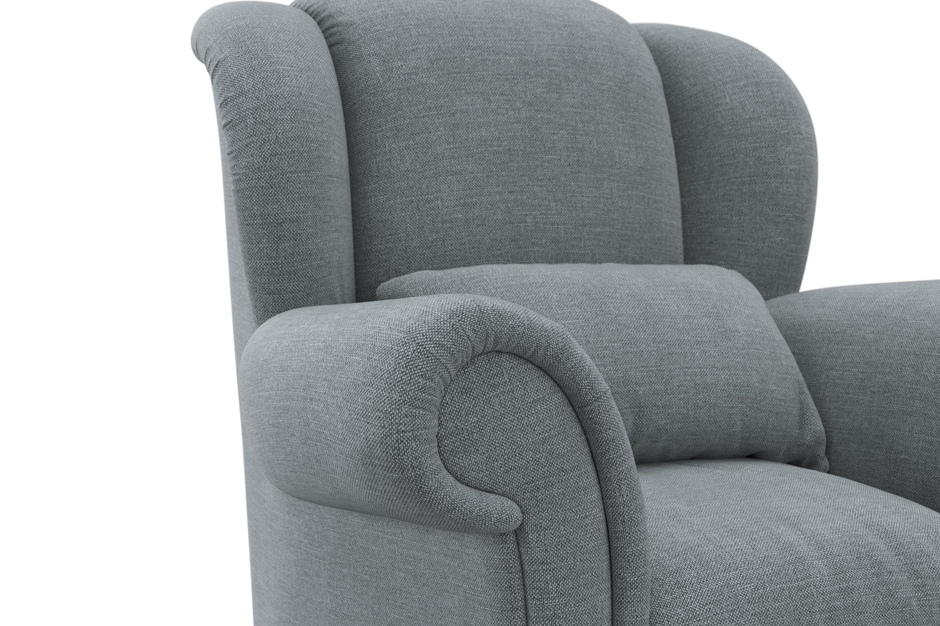 softem, mit und affaire Home zeitlosem Sitzkomfort (1-St), Design Ohrensessel Queenie weichem Ohrenseesel