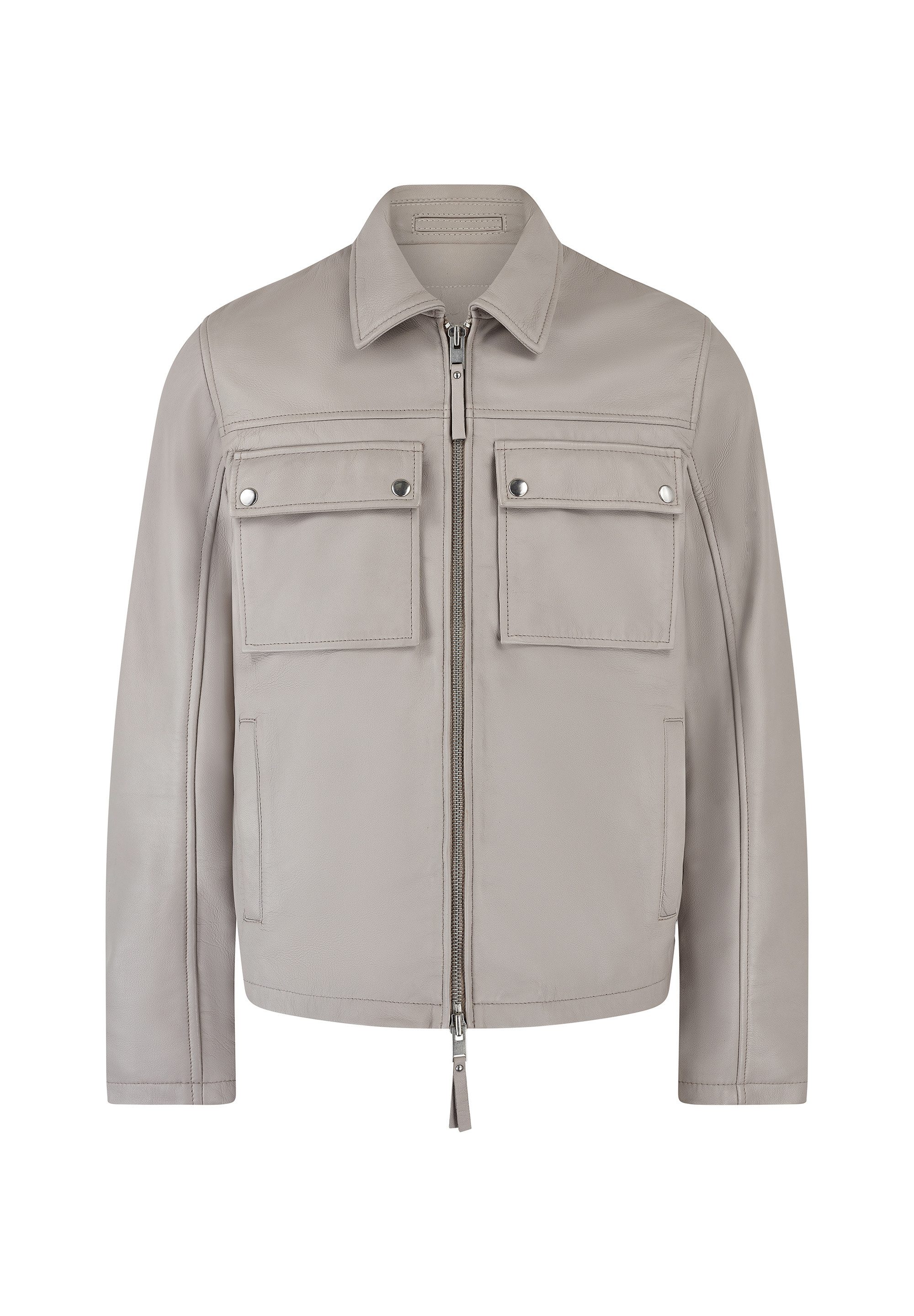 Bolongaro Trevor Lederjacke DOUBLE POCKET SHACKET günstig online kaufen