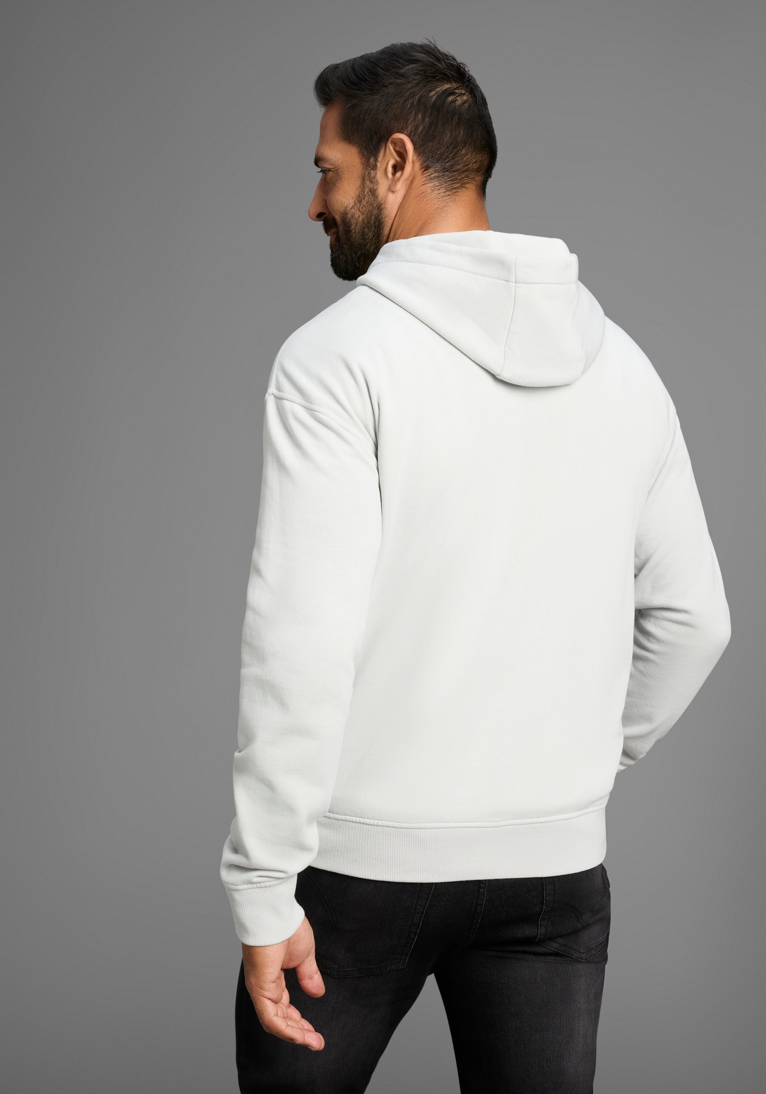 H.I.S Kapuzensweatshirt ohne Kordeln an der günstig online kaufen