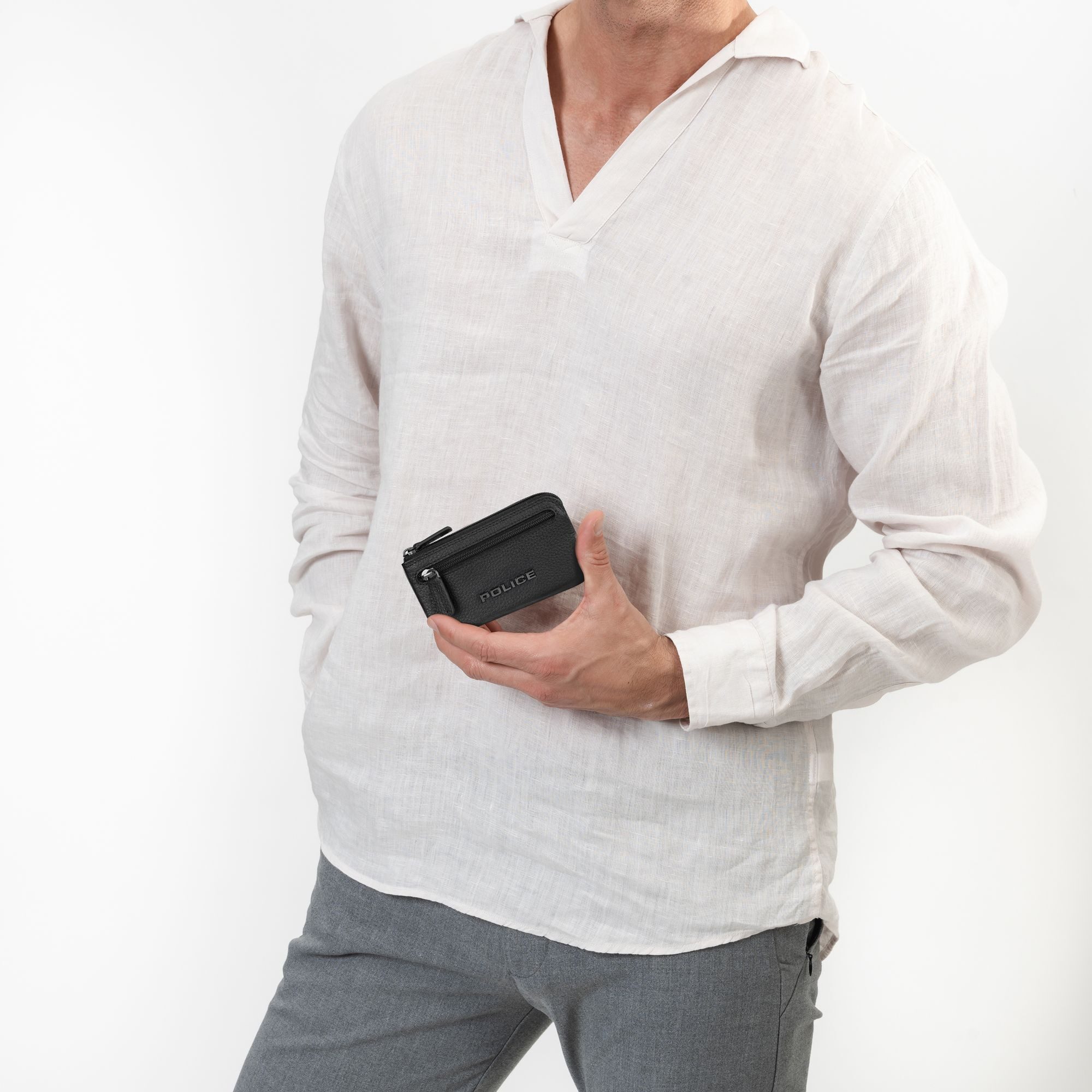 Police Schlüsseltasche, Leder günstig online kaufen