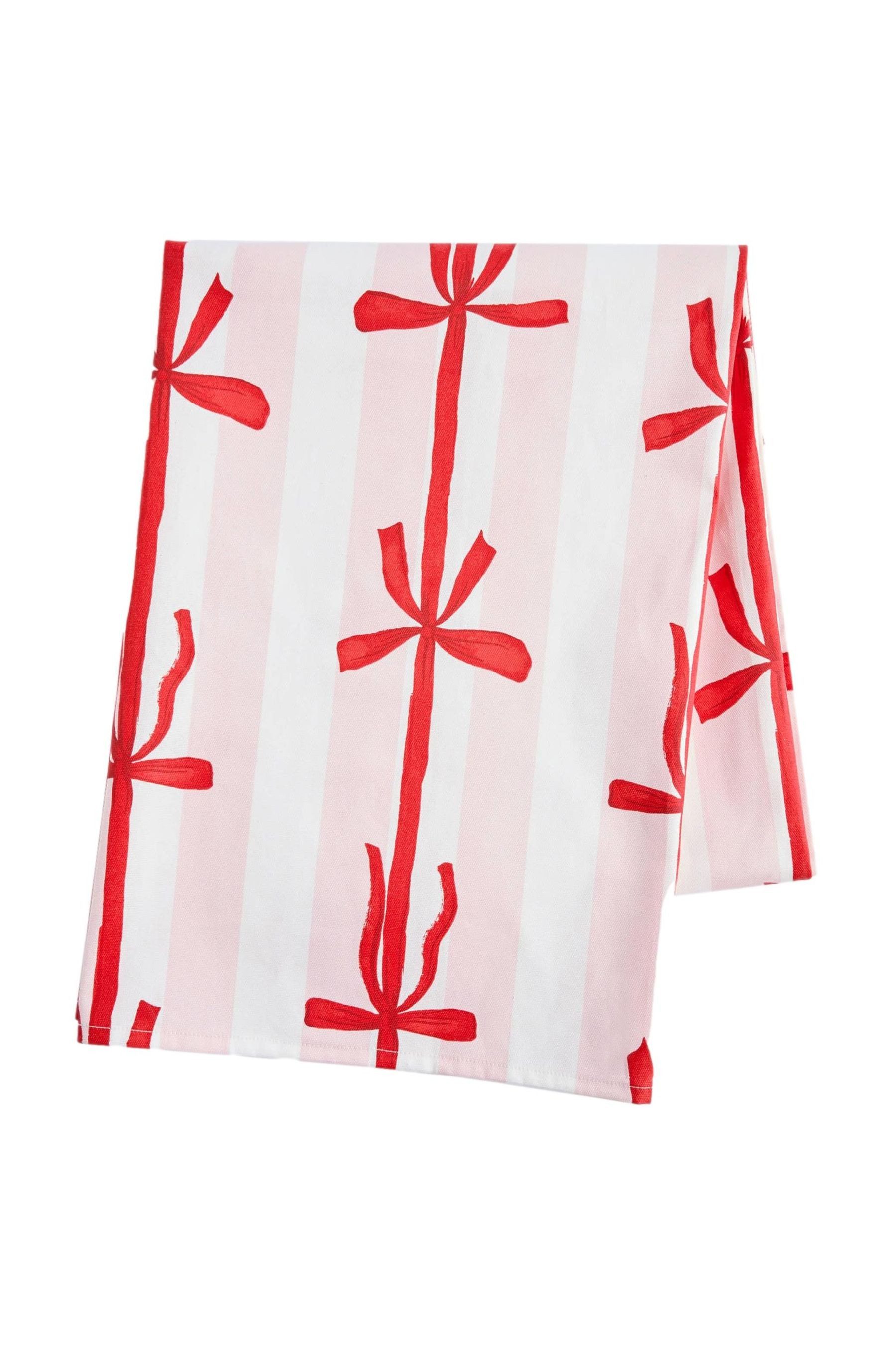 Next Tischdecke Abwischbares Tischtuch, Weihnachtsschleifen (1-tlg)