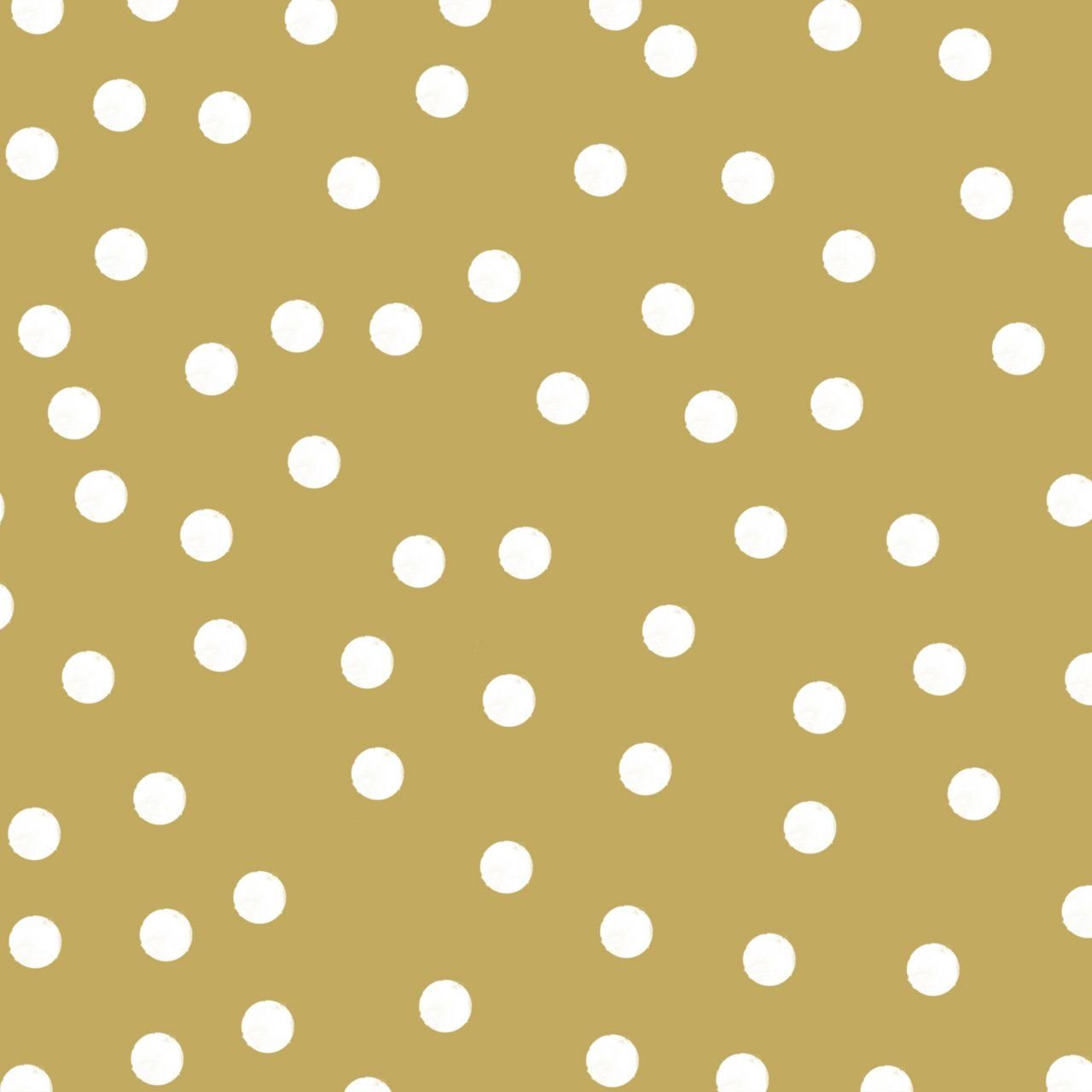 Braun+Company Atelier Weihnachtsfigur Braun & Company Servietten Motiv White Dots gold
