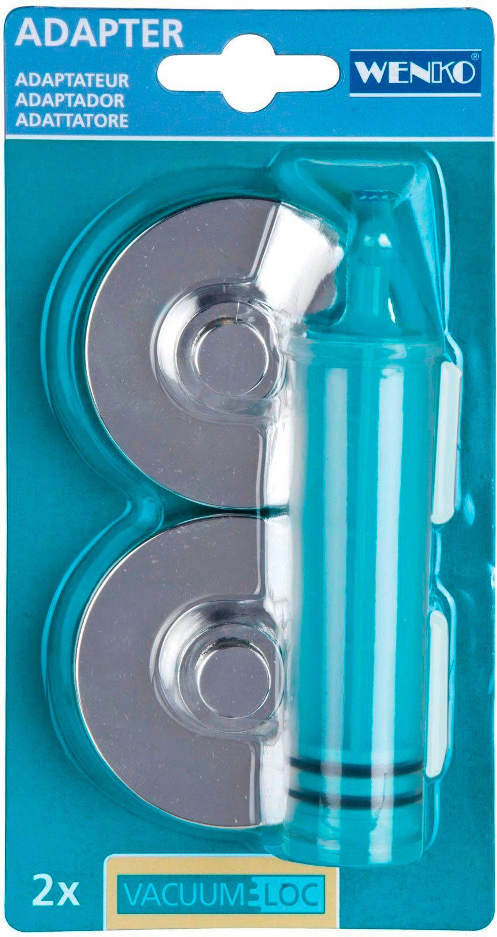 WENKO Wandhalter Vacuum-Loc®, Adapter Premium/Classic/Style, mit Spezialkleber