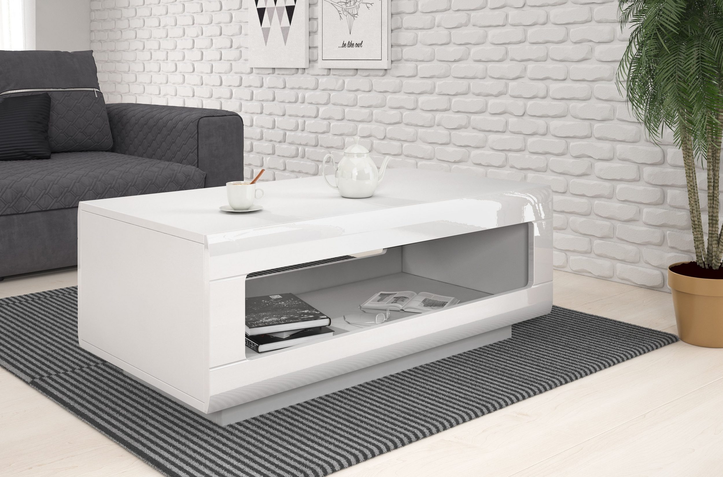 TRENDMANUFAKTUR Couchtisch TULSA - TRENDMANUFAKTUR