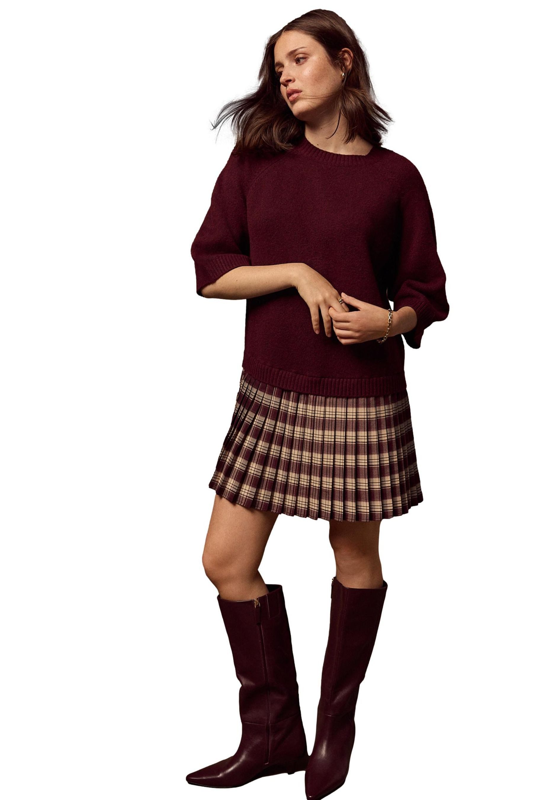 Next Minikleid Kurzärmeliges 2-in-1-Minikleid (1-tlg)