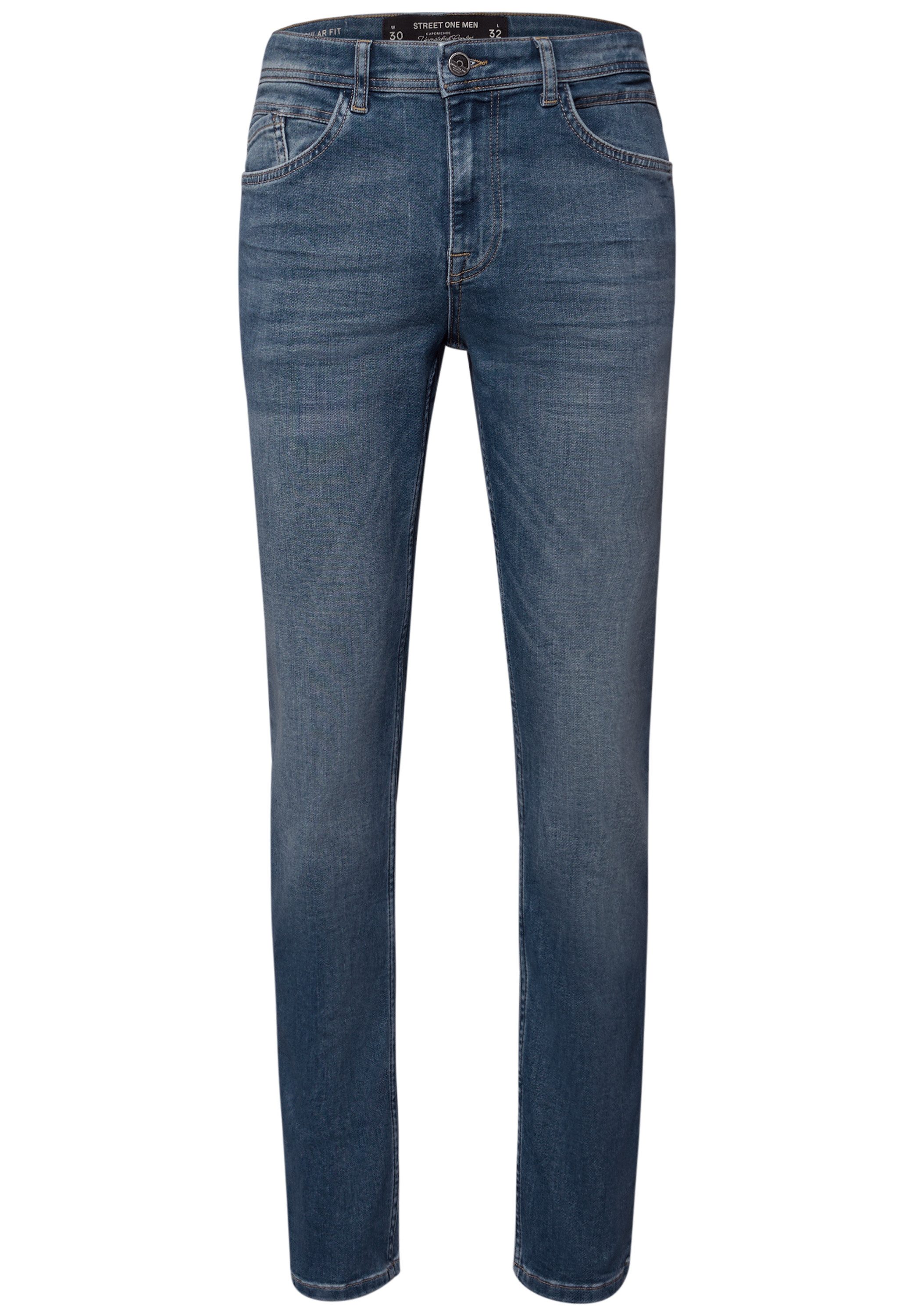 STREET ONE MEN Regular-fit-Jeans 5-Pocket-Style