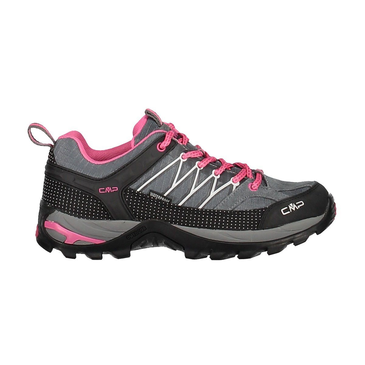 CMP Rigel Low WP (Trekking, wasserdicht) grau/fuchsia Damen Wanderschuh günstig online kaufen