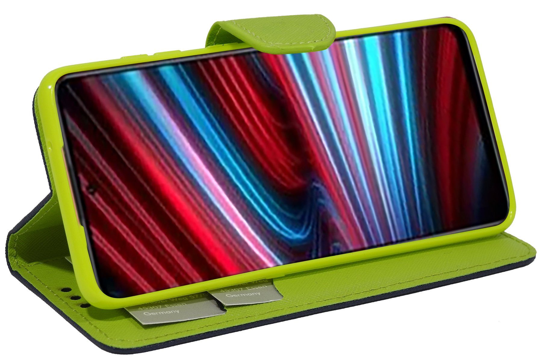 cofi1453 Smartphone-Hülle Buch Tasche "Fancy" für XIAOMI REDMI NOTE 12S