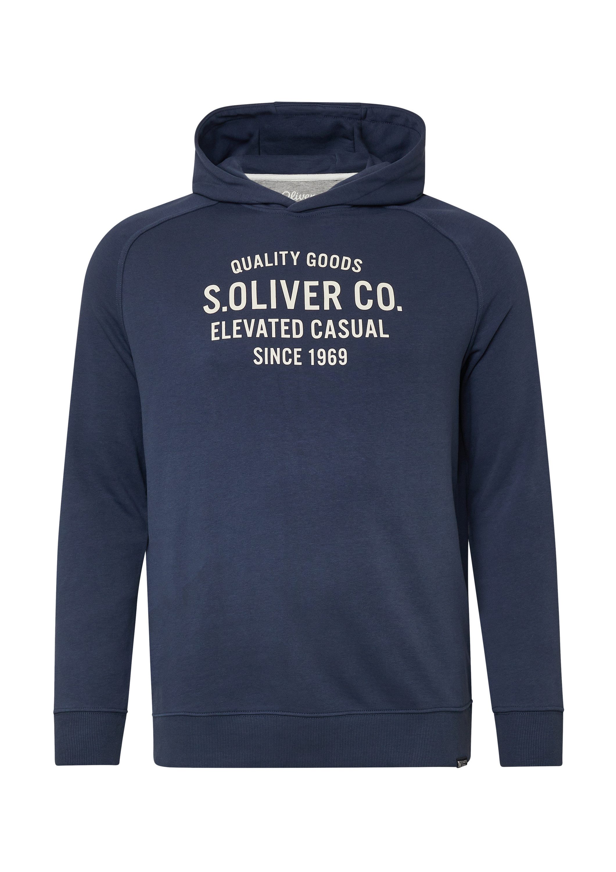 s.Oliver Sweatshirt Sweatshirt Sweatshirt aus Baumwollmix mit Frontprint günstig online kaufen