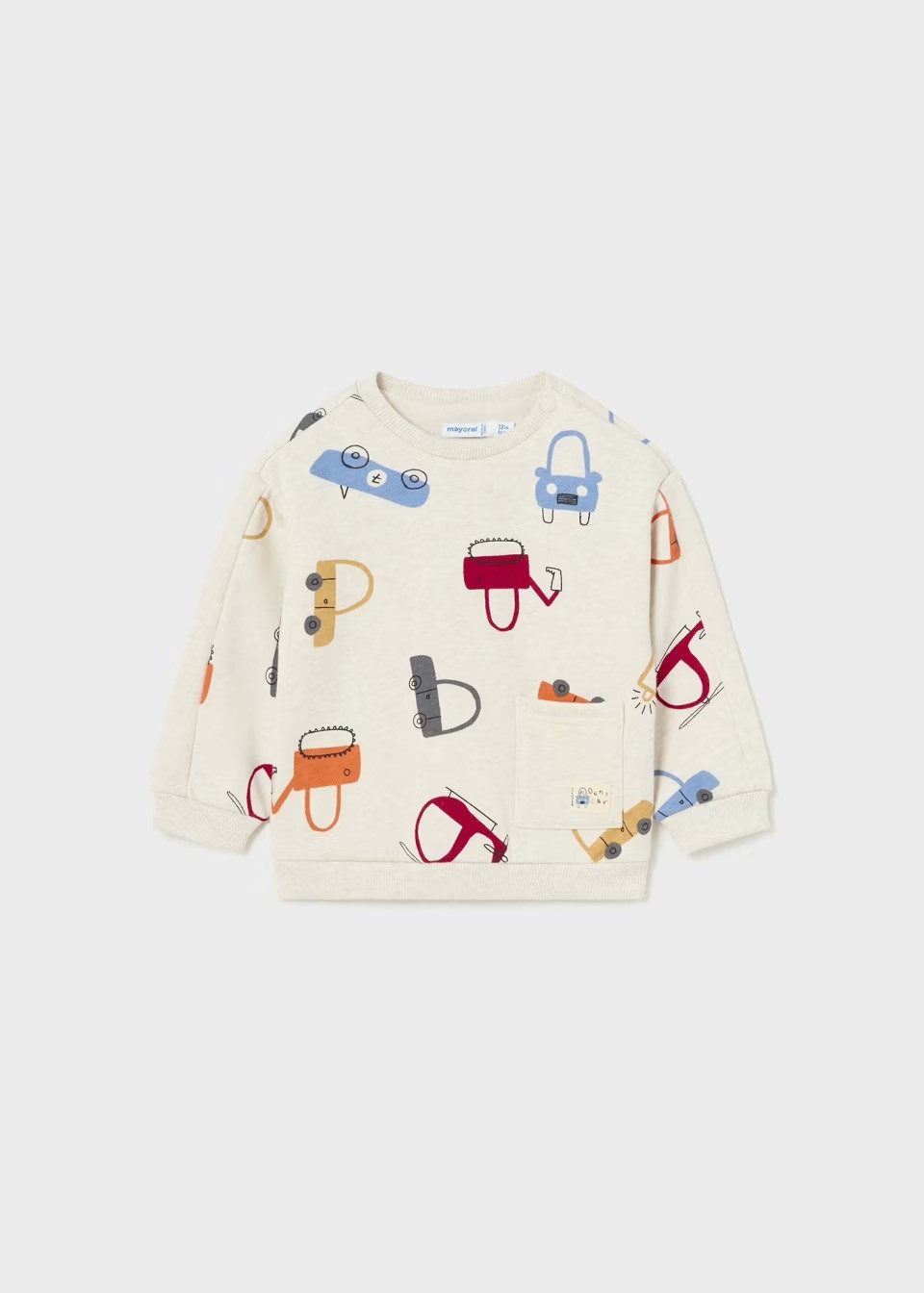 Mayoral Sweatshirt Gemustertes Baby-Sweatshirt (246289)