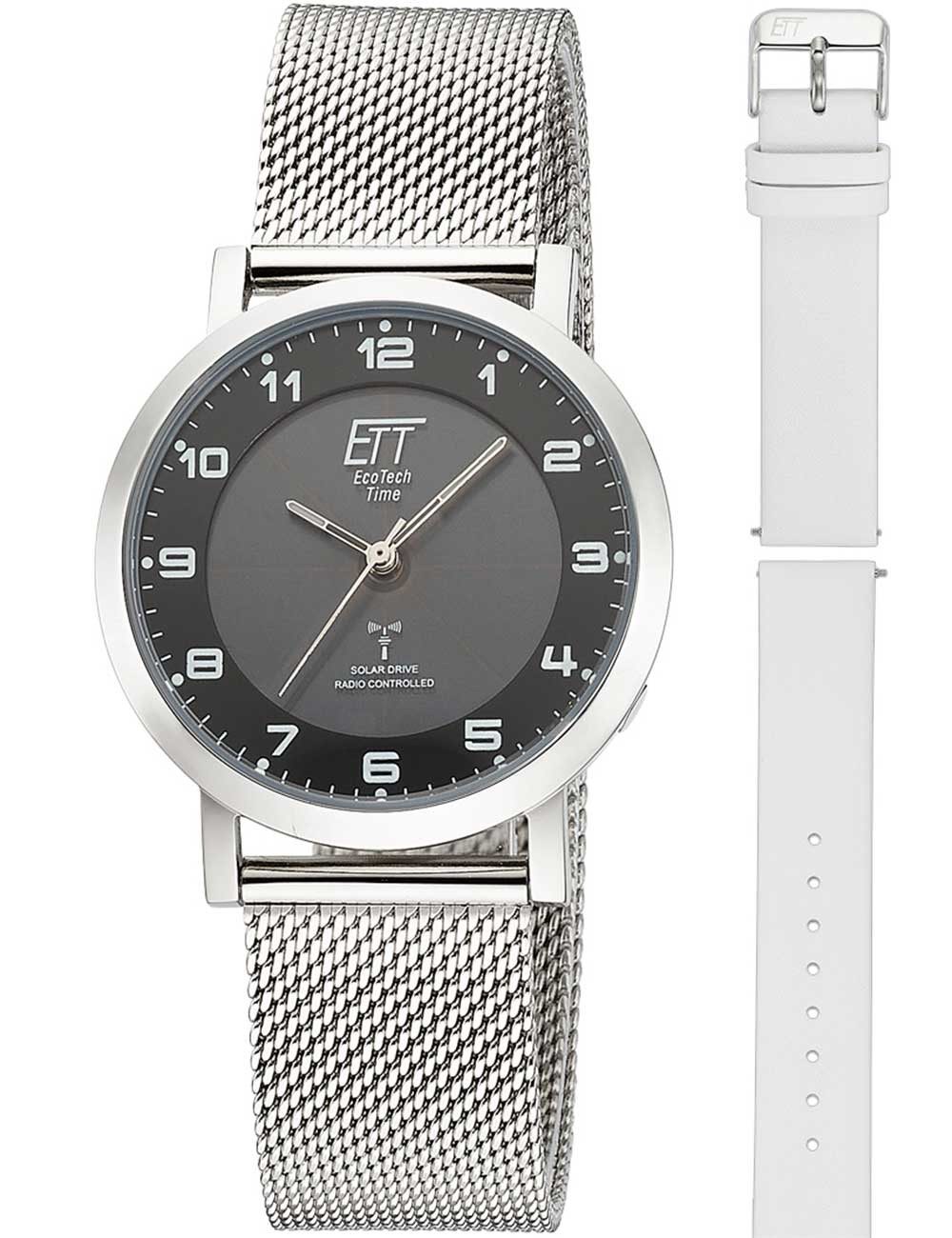 Quarzuhr ETT Eco Tech Time ELS-11625-22MS Damenuhr Atacama Solar Funkuhr ETT Eco Tech Time ELS-11625-22MS Damenuhr Atacama Solar Funkuhr