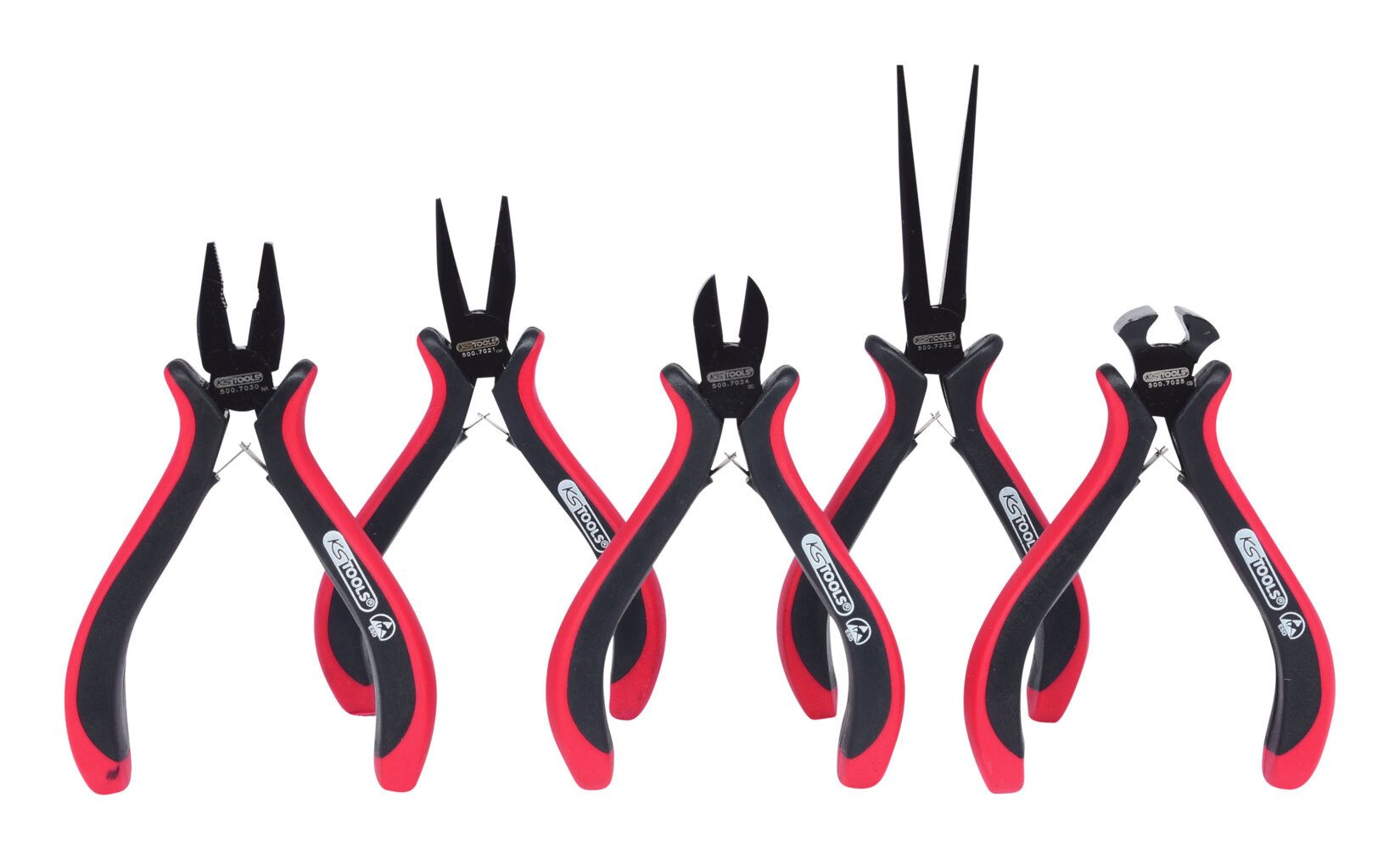 KS Tools Щипцыset, 5-tlg., Feinmechanik-Zangen-Satz, 5-teilig