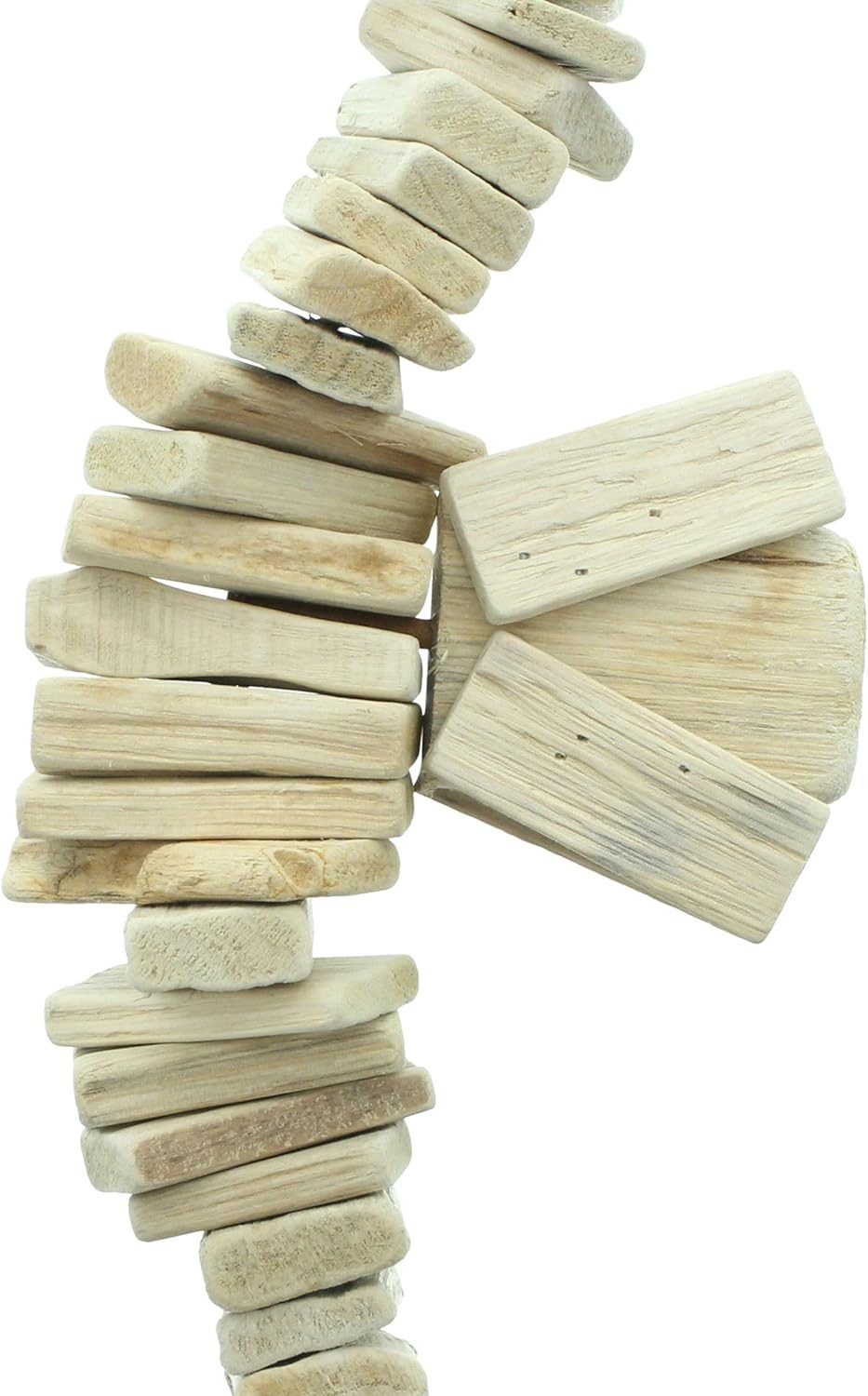 Dekoleidenschaft Dekohänger "Seepferdchen" aus Treibholz, 45 cm hoch, Hängedeko, Türdeko, Wanddeko, Fensterdeko, Deckenahnhänger, Fensterhänger, Dekoanhänger, Holzdeko