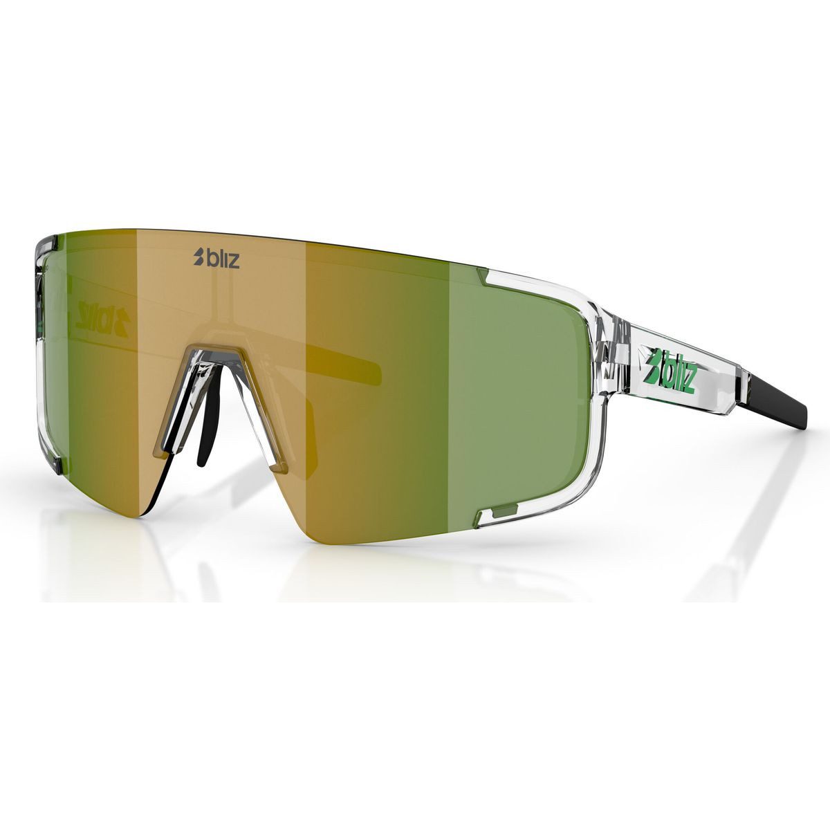 Bliz Fahrradbrille P003, Vielseitige Sportbrille mit modernem Design und klarer Sicht für