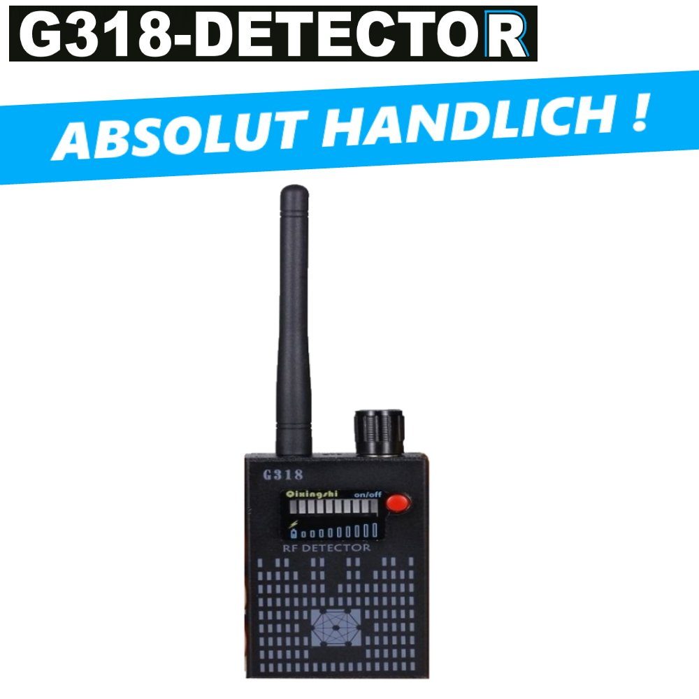 MAVURA G318-DETECOR Super-Detektor G318 Smartphone GPS Wanzen GPS-Tracker Funk Detektor Wifi Handy Überwachung) Kamera Tracker (Wanzenfinder