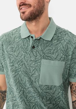 camel active Poloshirt mit floralem Allover-Print Shirts_Poloshirt