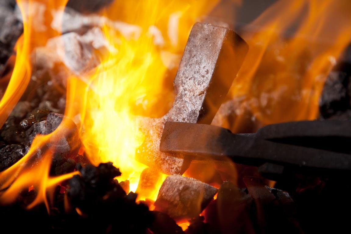 Krumpholz Gartenpflege-Set Krumpholz, Jägerbeil mit Hickory-Kuhfuß-Stiel und mit Lederschutz