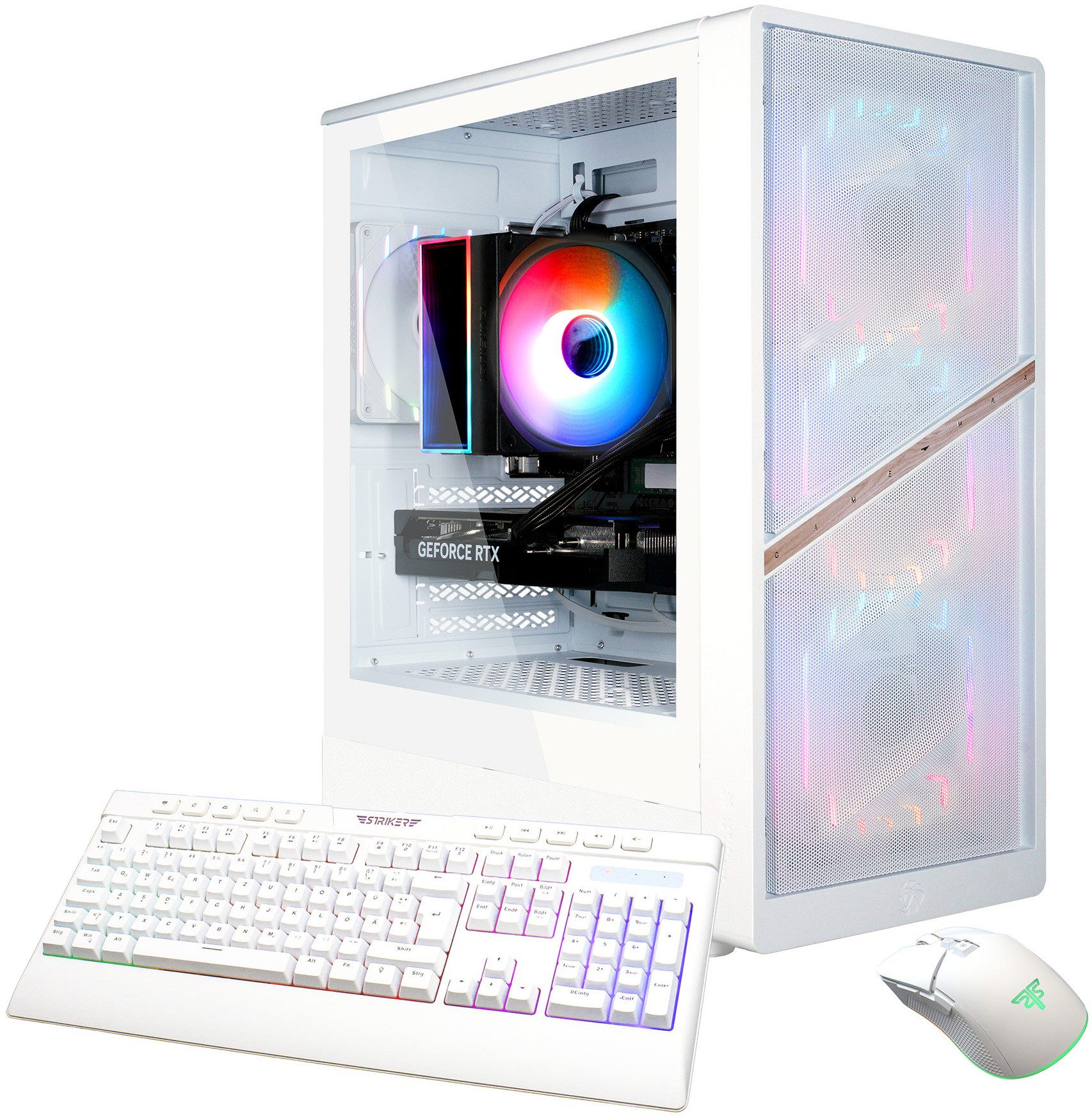 GAMEMAX AERIS MW 8121 AMD Ryzen 5 5500 16GB 480GB SSD RTX 5050 Gaming-PC (AMD Ryzen 5 5500, RTX 5050, 16 GB RAM, 480 GB SSD, Luftkühlung aktiv, Windows 11)