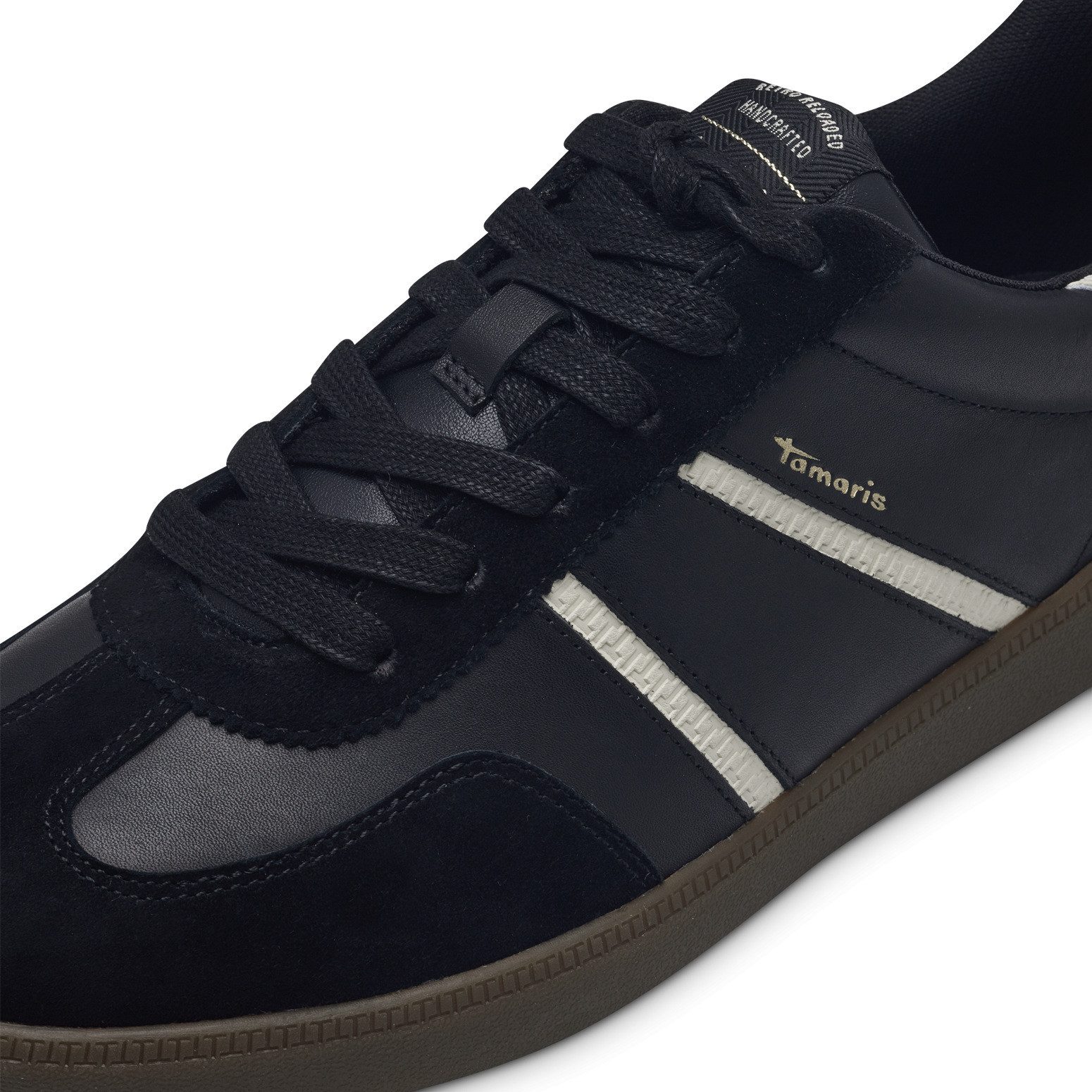 Tamaris Plateausneaker Freizeitschuh, Halbschuh, Schnürschuh mit gepolstertem Schaftrand