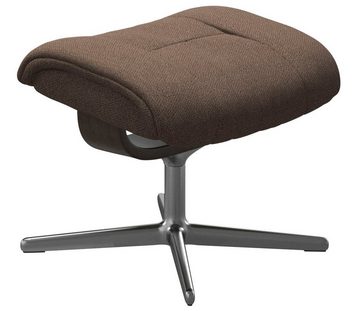 Stressless® Fußhocker Mayfair, mit Cross Base, Größe S, M & L, Holzakzent Wenge