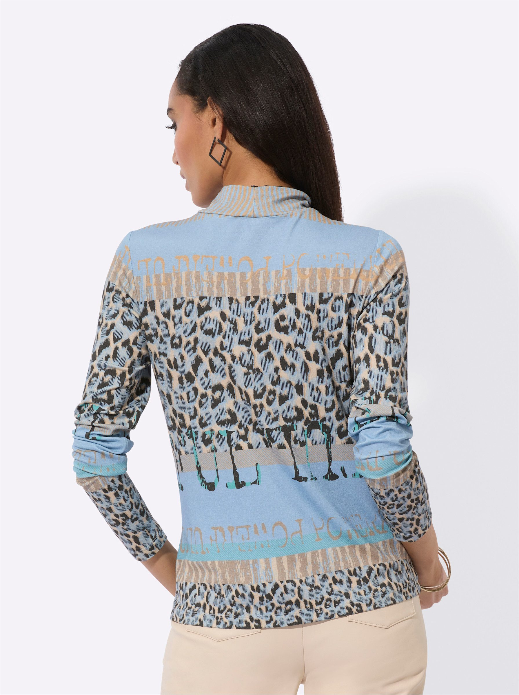 creation L T-Shirt Stehkragenshirt günstig online kaufen