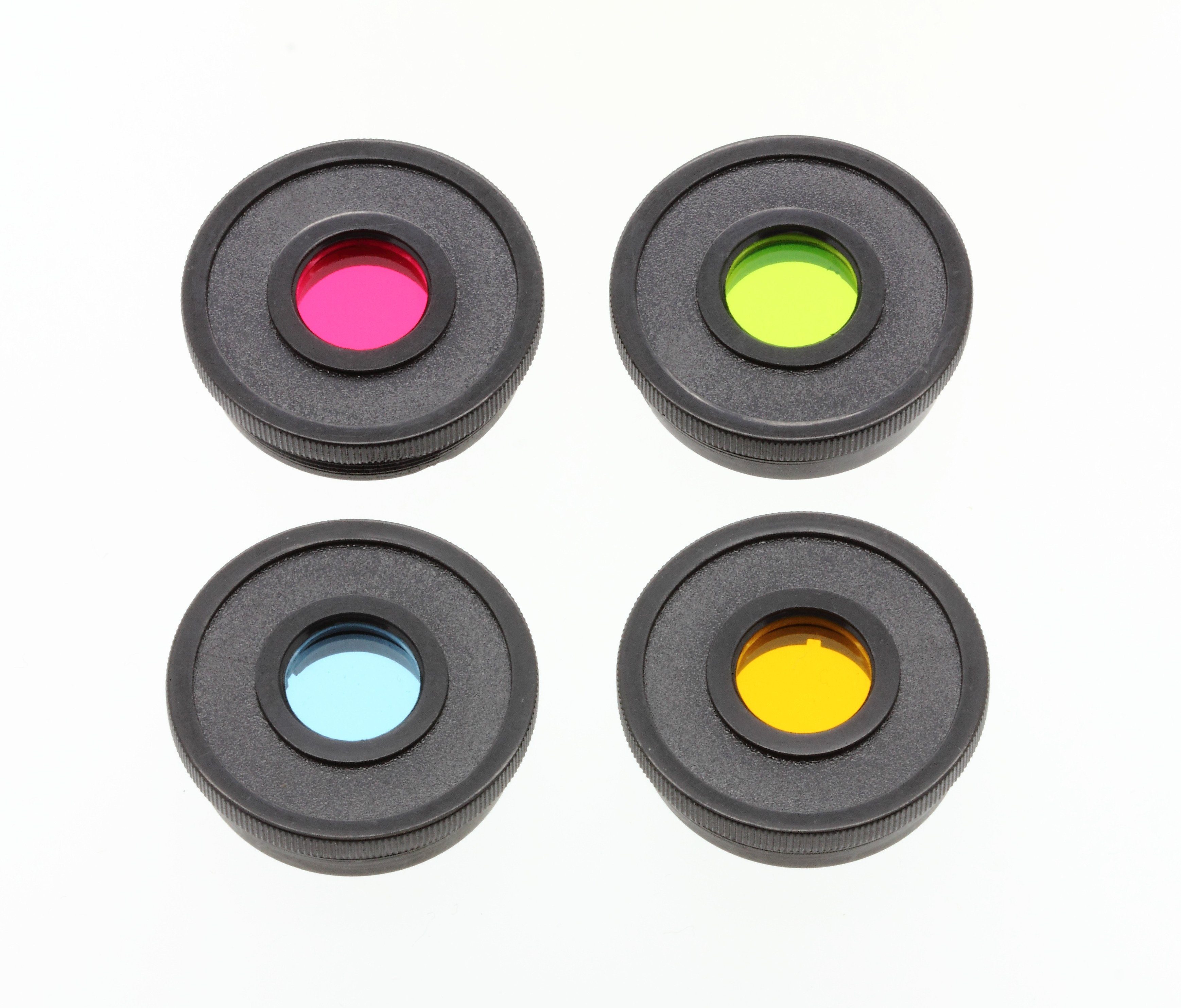 Teleskop BRESSER Farbfilter Set Essential 1,25" rot, grün, blau, gelb