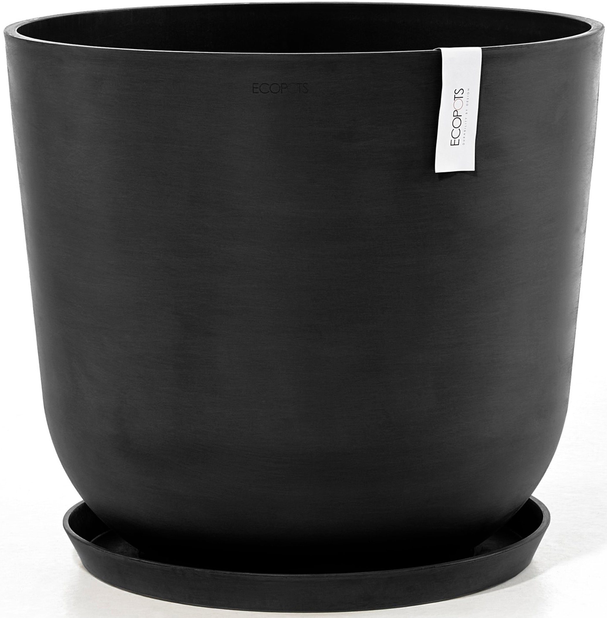 ECOPOTS Blumentopf Oslo 55 + Wassersystem Dunkelgrau, für innen und außen: günstig online kaufen