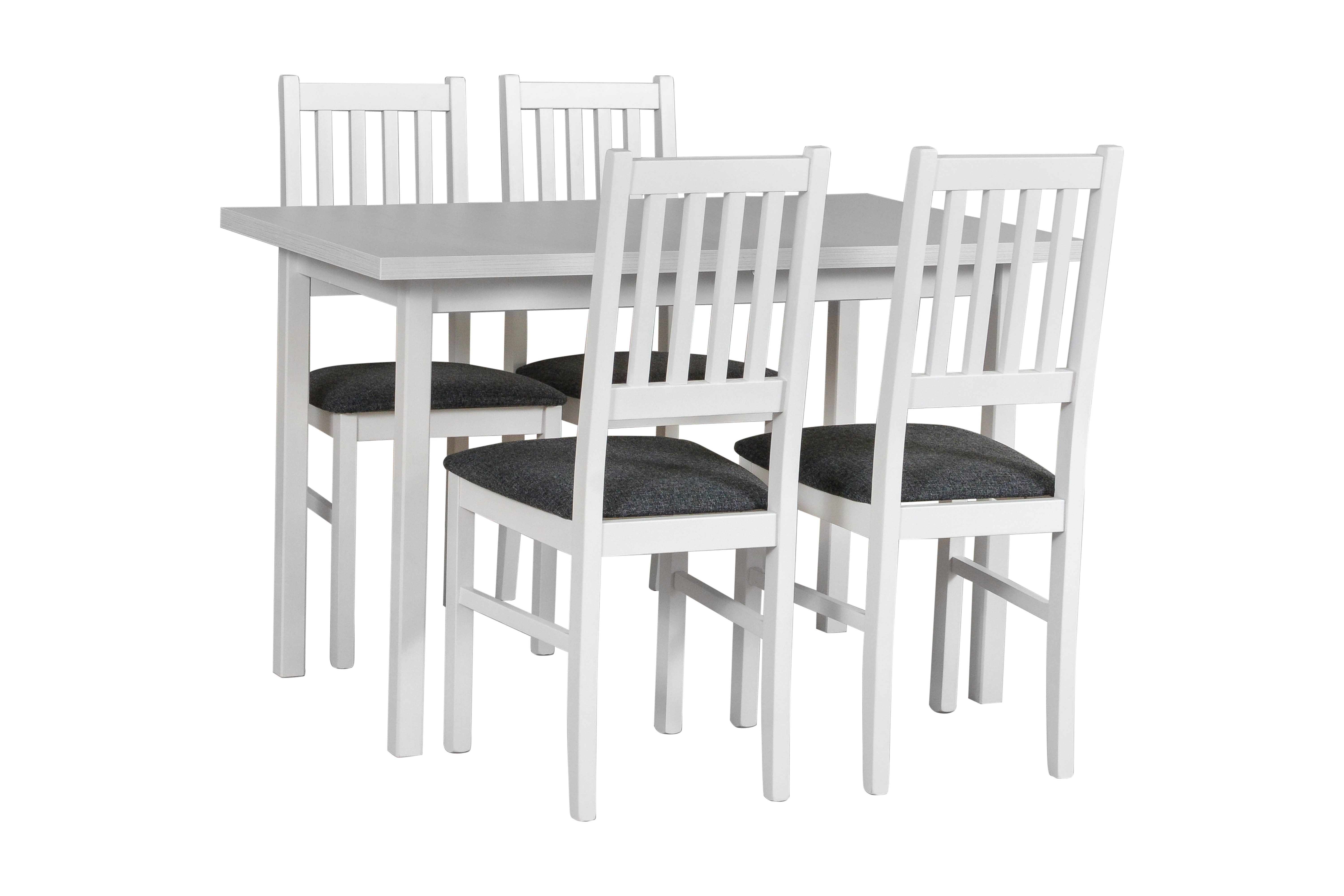 MOEBLO Essgruppe Esszimmergruppe - Beso 1 + Mex 10, (Esszimmer Küche Tisch Stühle Stilvoll Hochwertig Funktional Elegant Essbereich Massivholz)