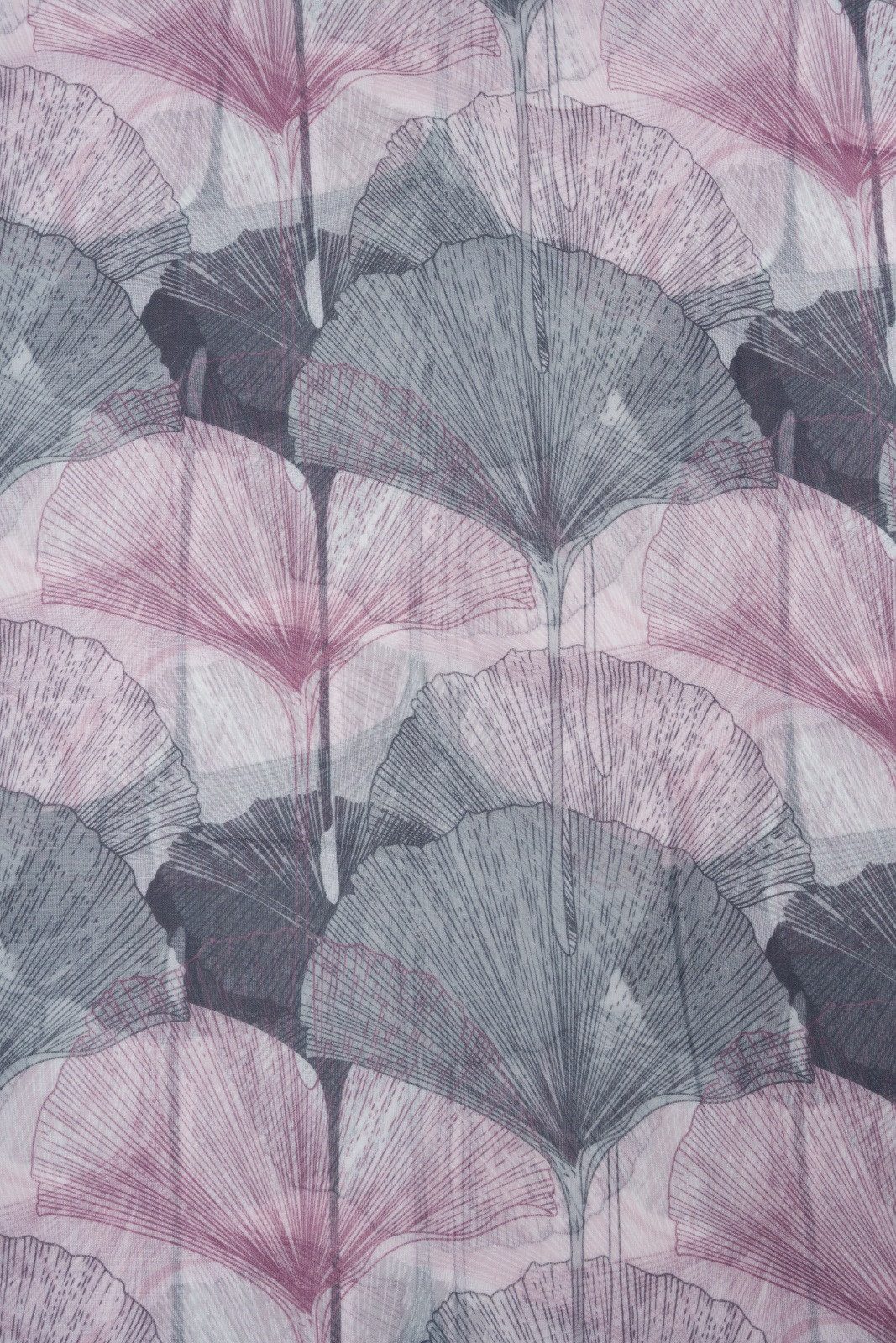 styleBREAKER Modeschal Langer Schal Ginkgo Leaves, günstig online kaufen