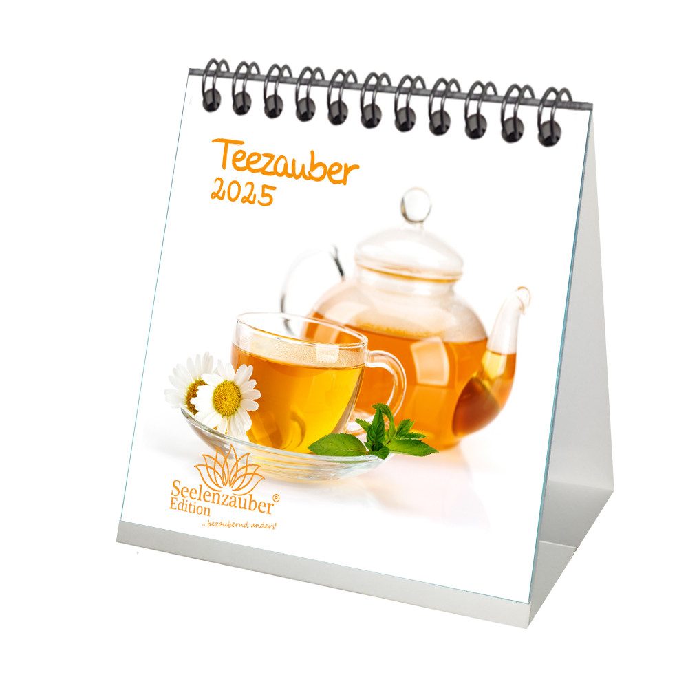 Seelenzauber Tischkalender Teezauber Kalender für 2025 Format 10cm x 