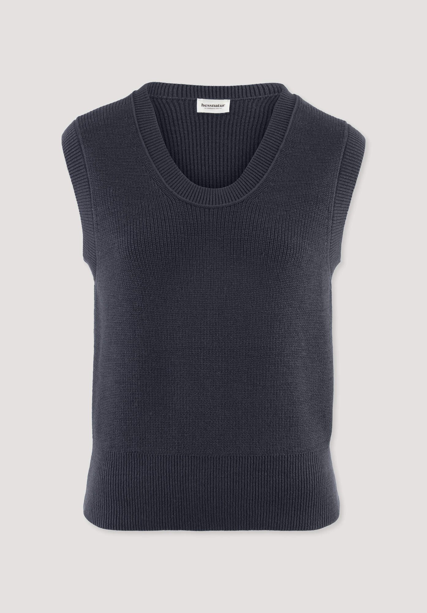 Hessnatur Stricktop aus reiner Bio-Baumwolle (1-tlg)