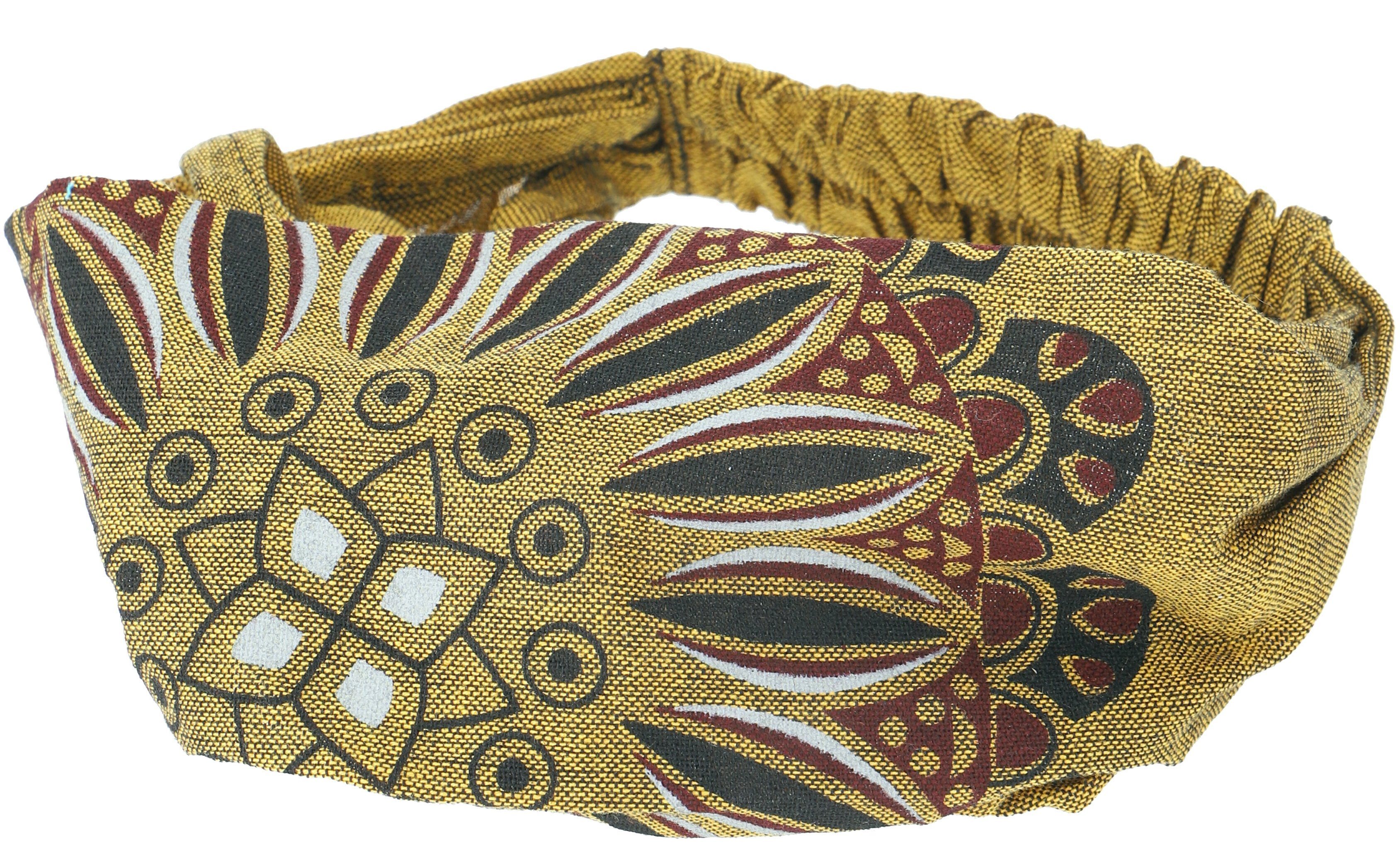 Guru-Shop Stirnband Haarband, Kopfband, Bandana mit farbenfrohem..