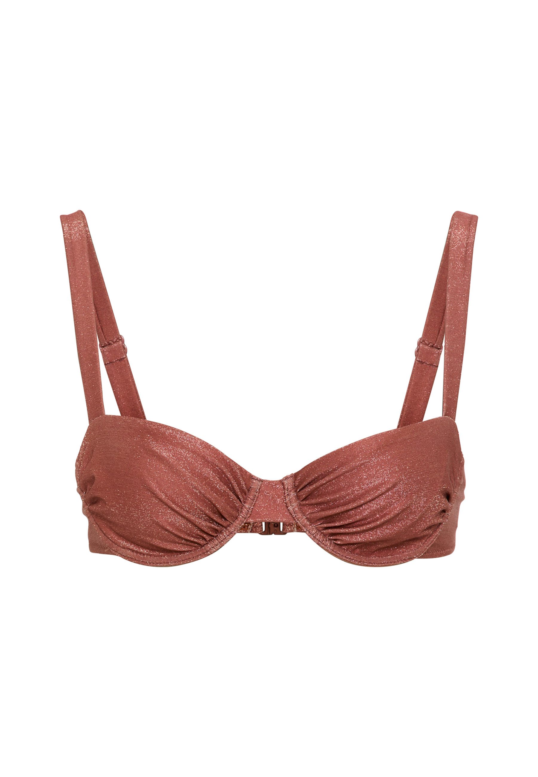 LSCN by LASCANA Bügel-Bikini-Top Gladys, in trendiger Glitzeroptik – Bild 2 von 5