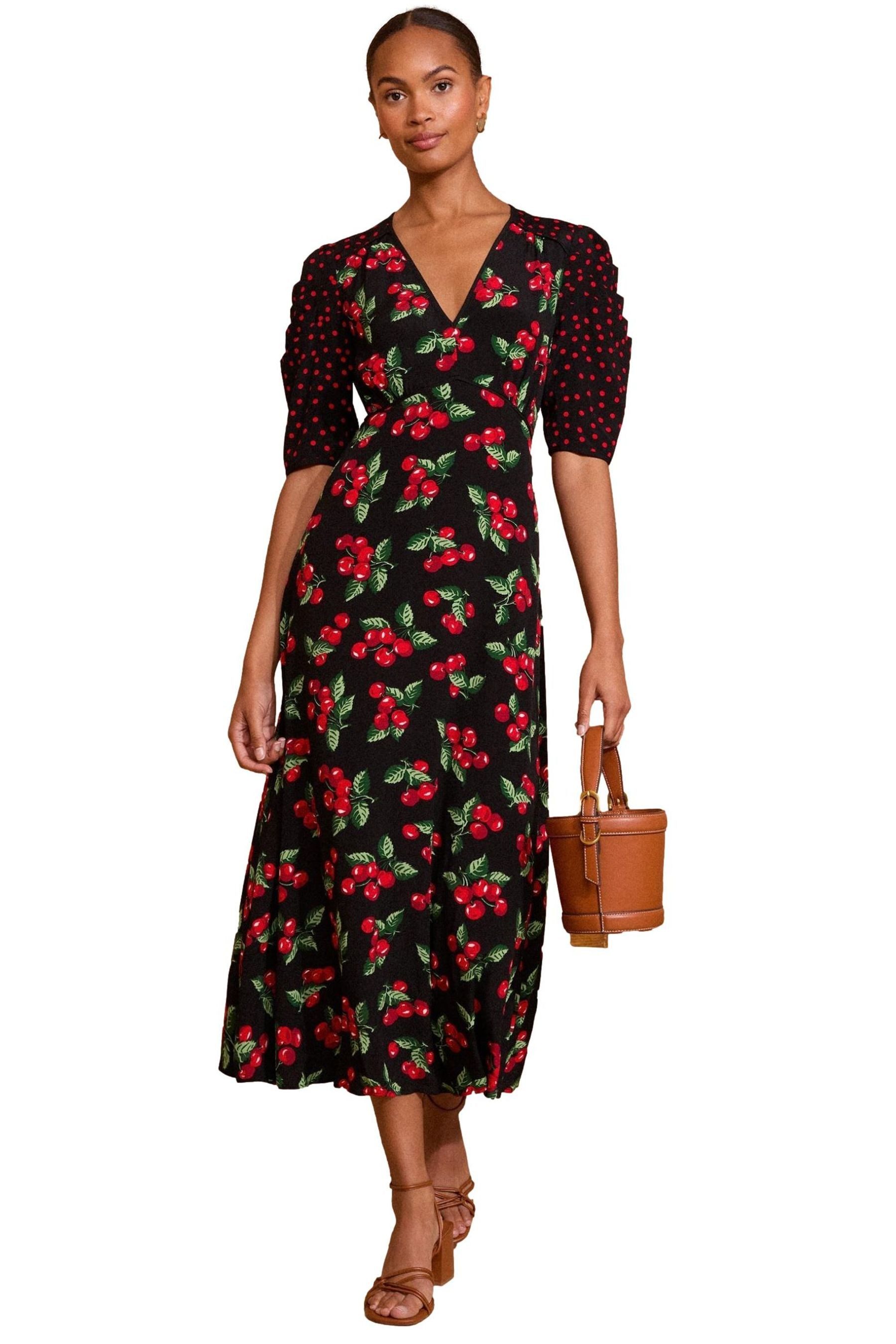 Love & Roses Midikleid Love & Roses Midikleid mit Print, Regular (1-tlg) günstig online kaufen