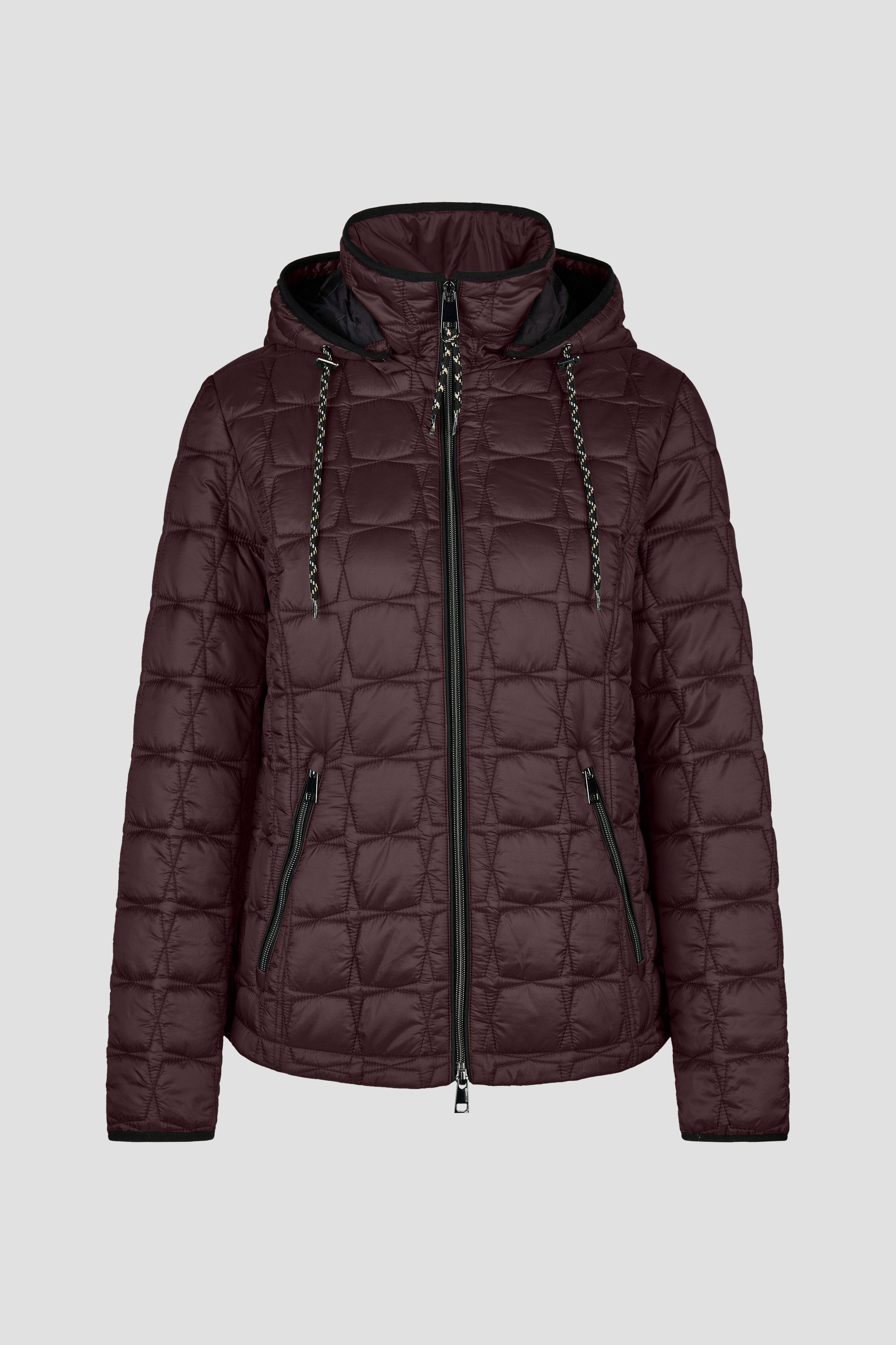 Barbara Lebek Steppjacke warme Damenjacke oder Herbstjacke mit abnehmbarer Kapuze