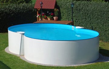Clear Pool Achtformpool (Set, 8-tlg), 540x350x120 cm inkl. Solarset
